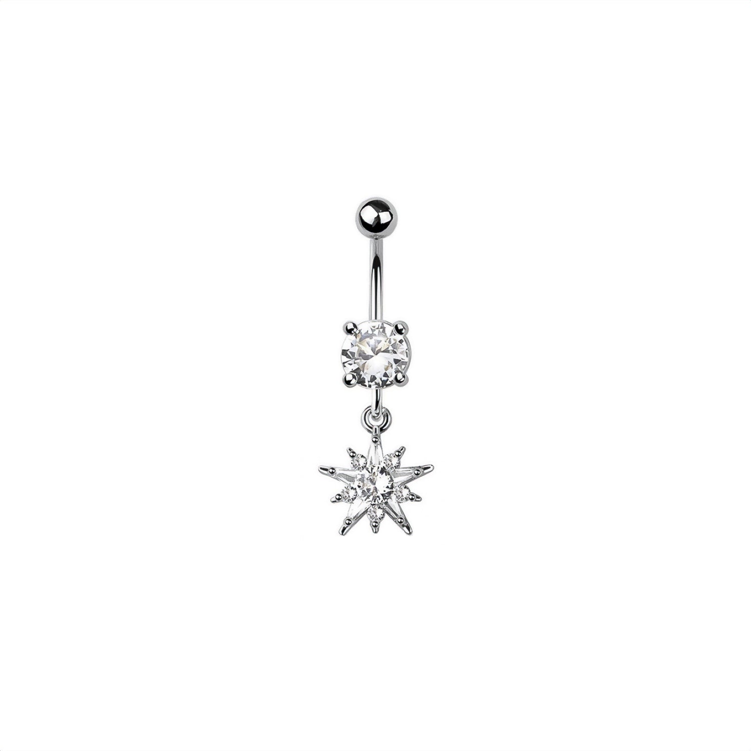 Star Belly Button Ring