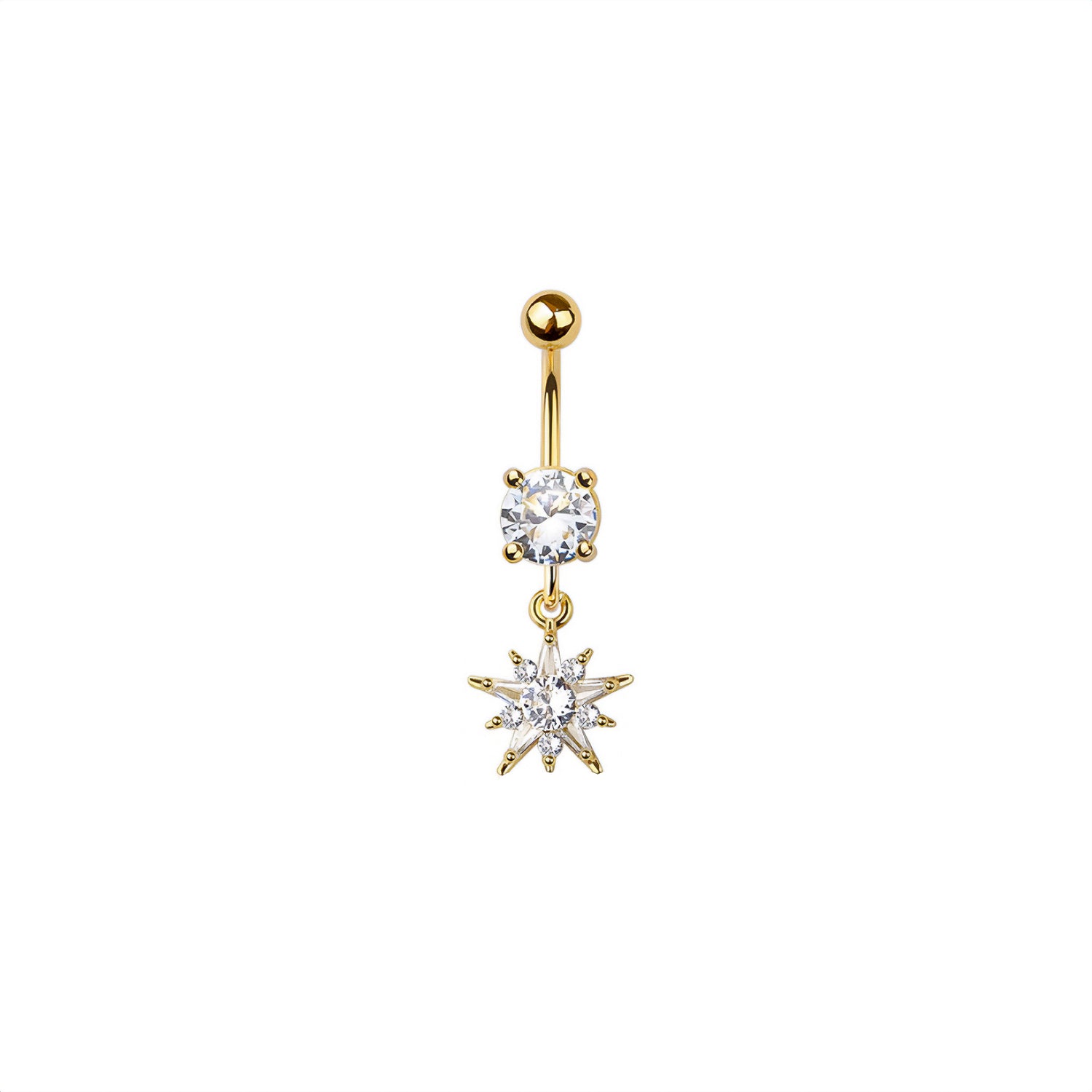 Star Belly Button Ring