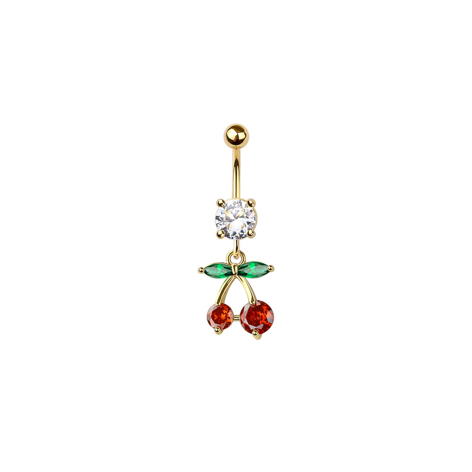 Cherry Belly Button Ring