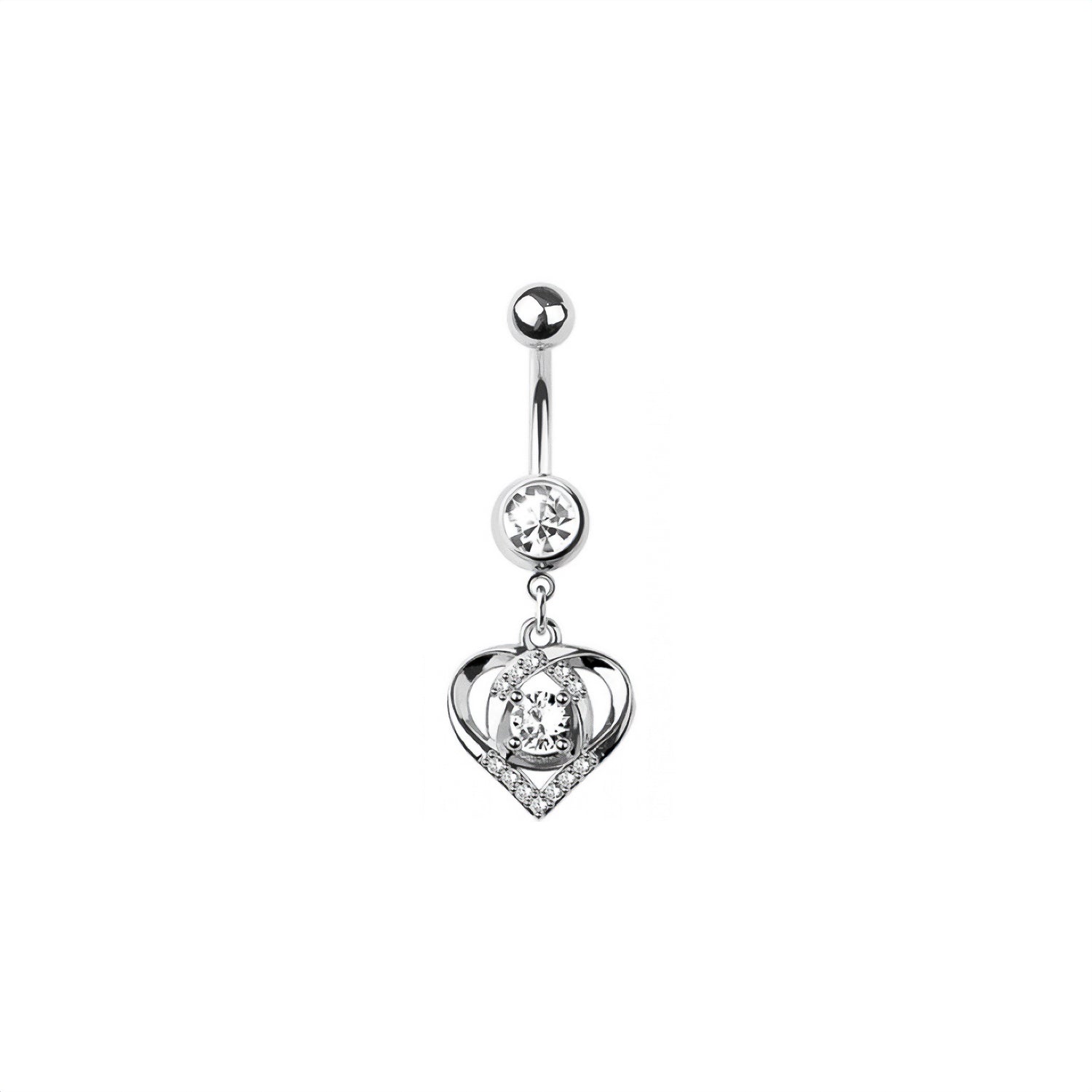 Heart Belly Button Ring