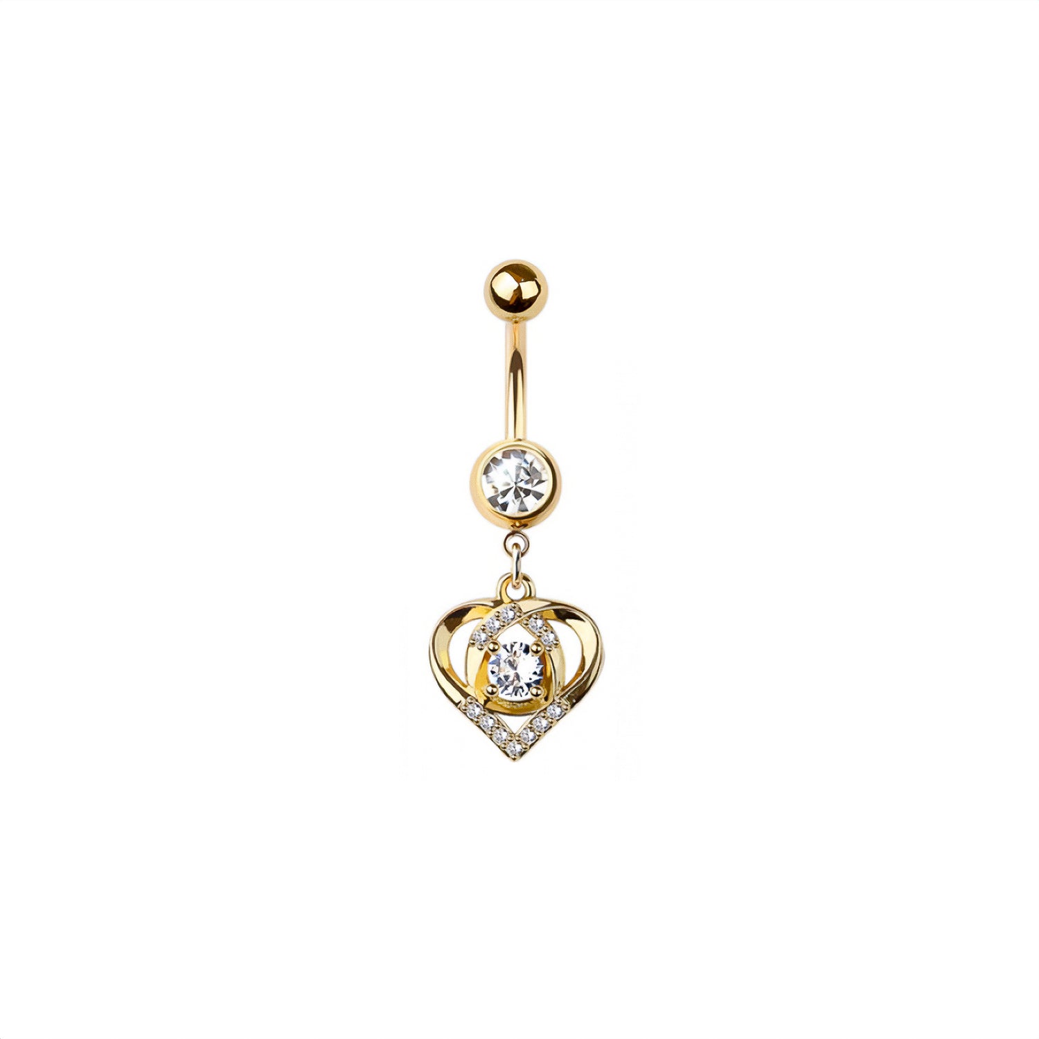 Heart Belly Button Ring