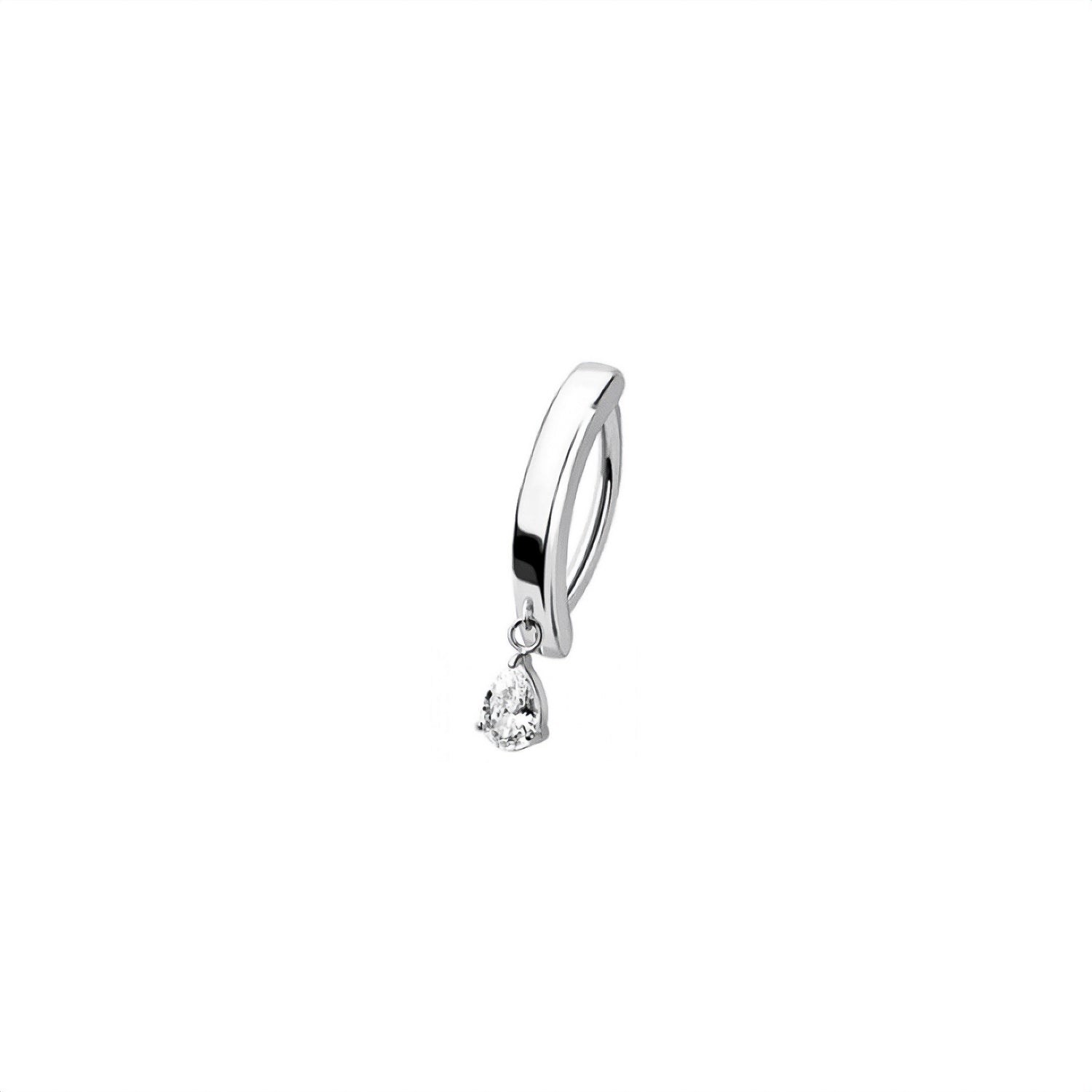 Teardrop Belly Button Clicker Ring