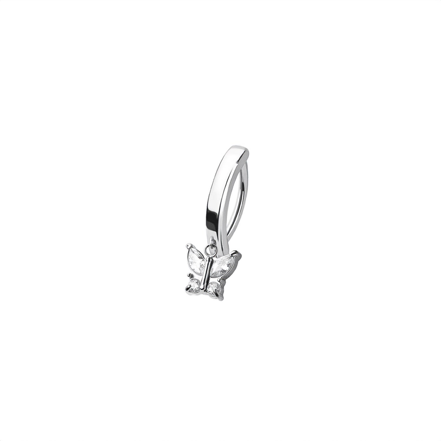 Butterfly Belly Button Clicker Ring