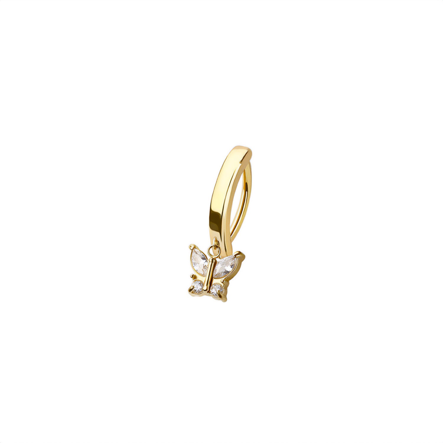 Butterfly Belly Button Clicker Ring