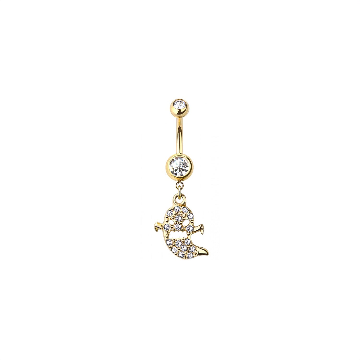 Ghost Belly Button Ring