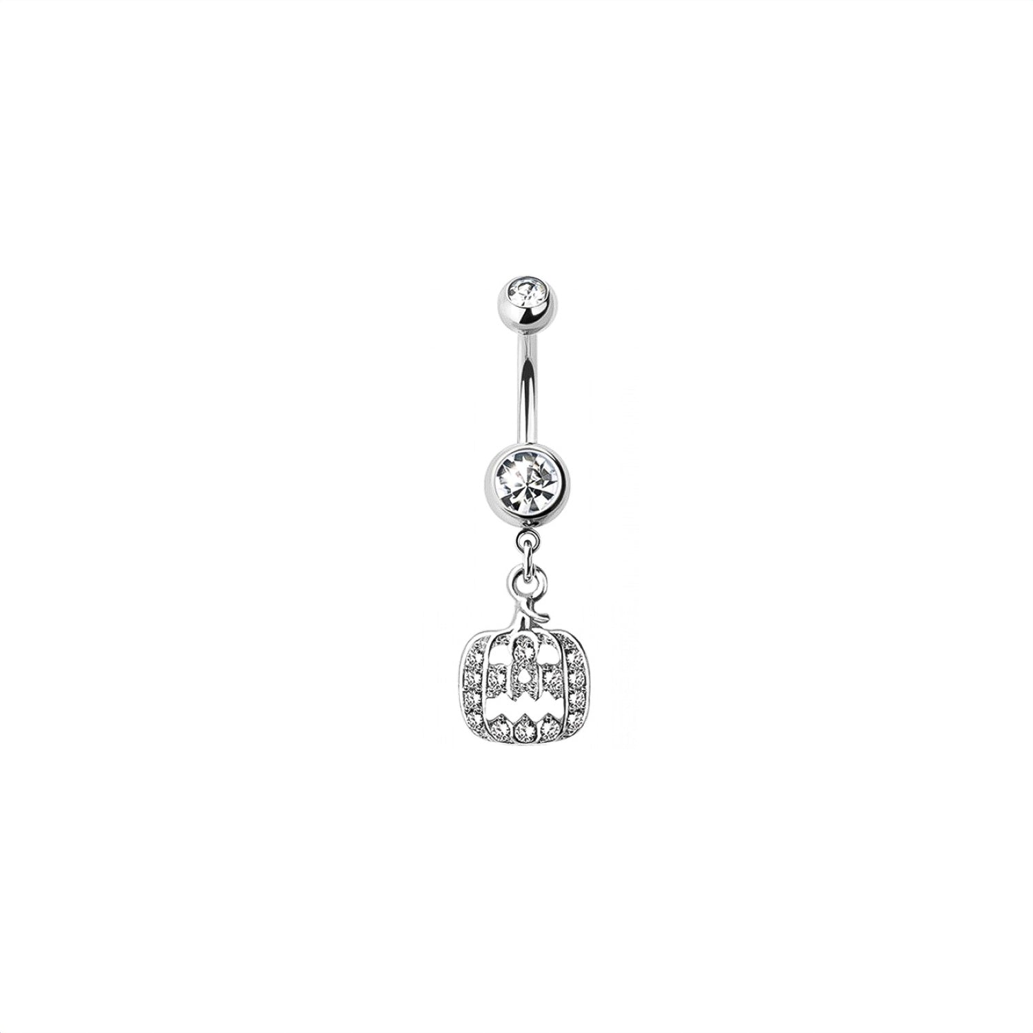 Pumpkin Belly Button Ring