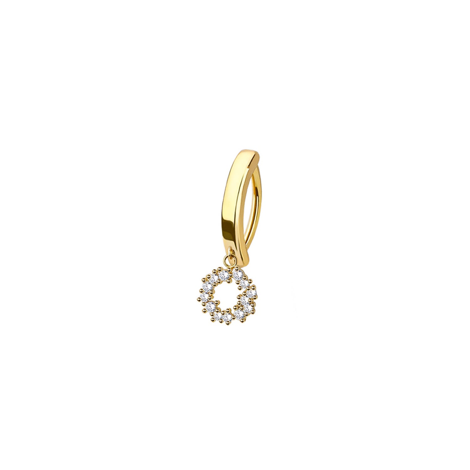 Wreath Belly Button Clicker Ring