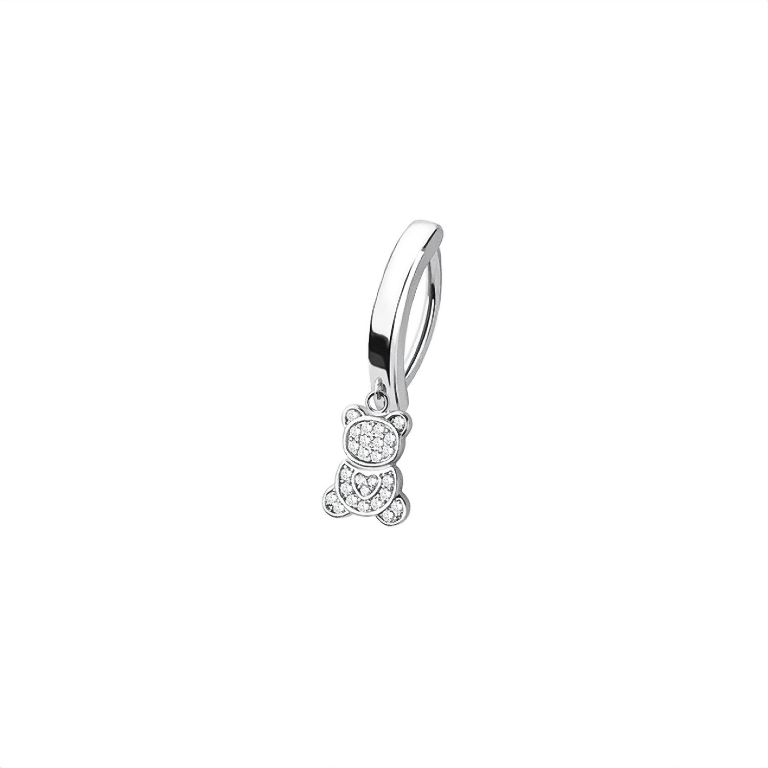 Teddy Bear Belly Button Clicker Ring