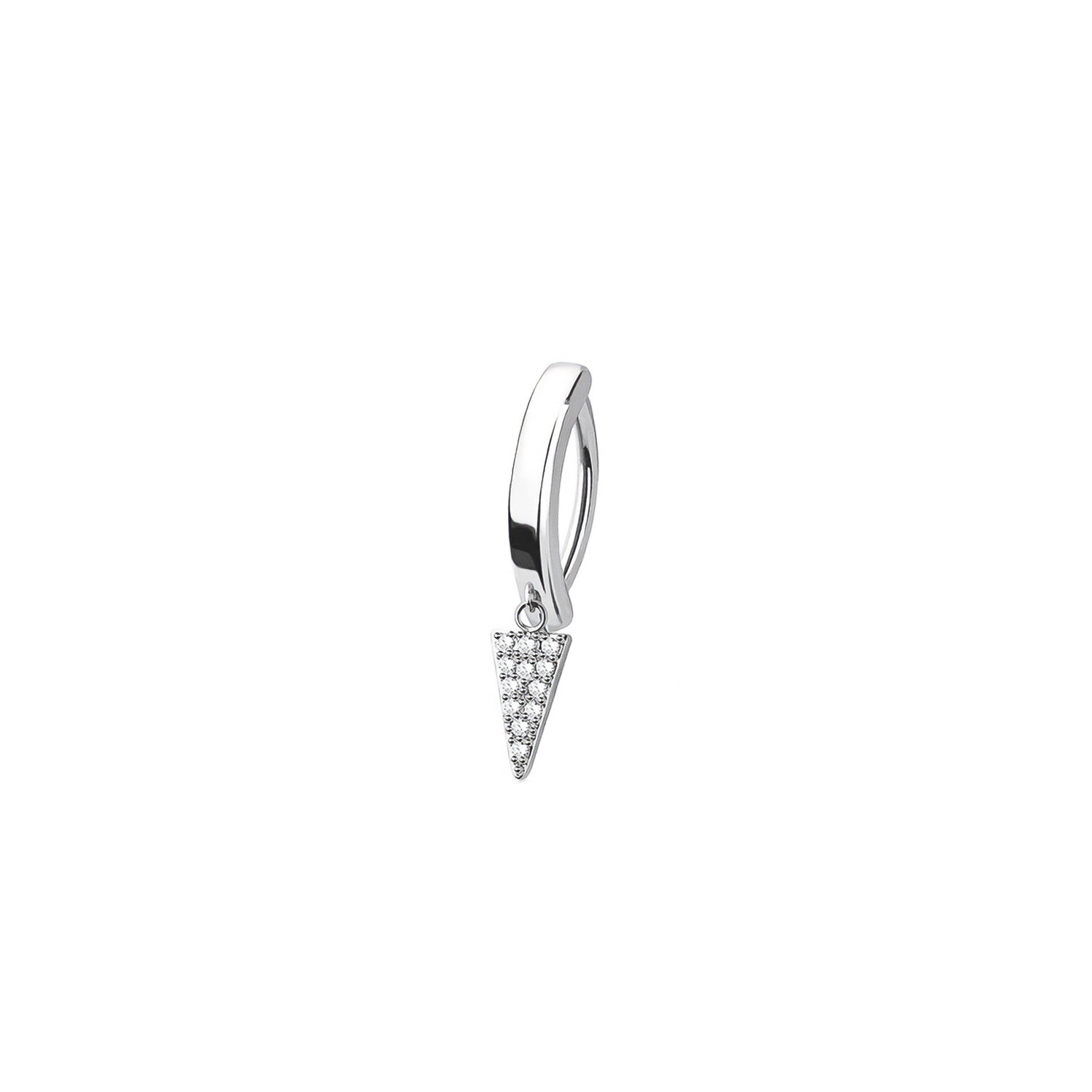 Triangle Belly Button Clicker Ring