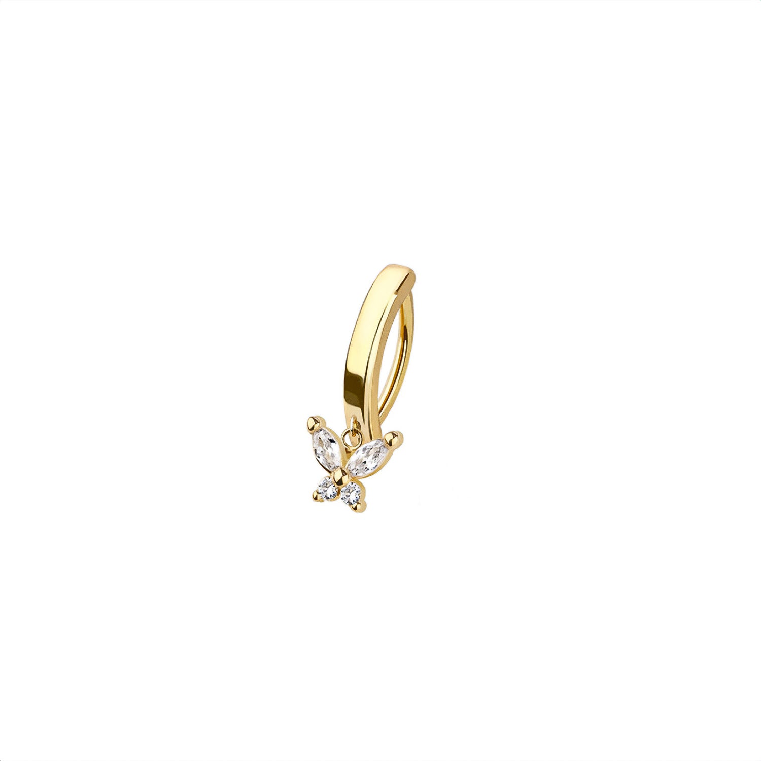 Butterfly Belly Button Clicker Ring