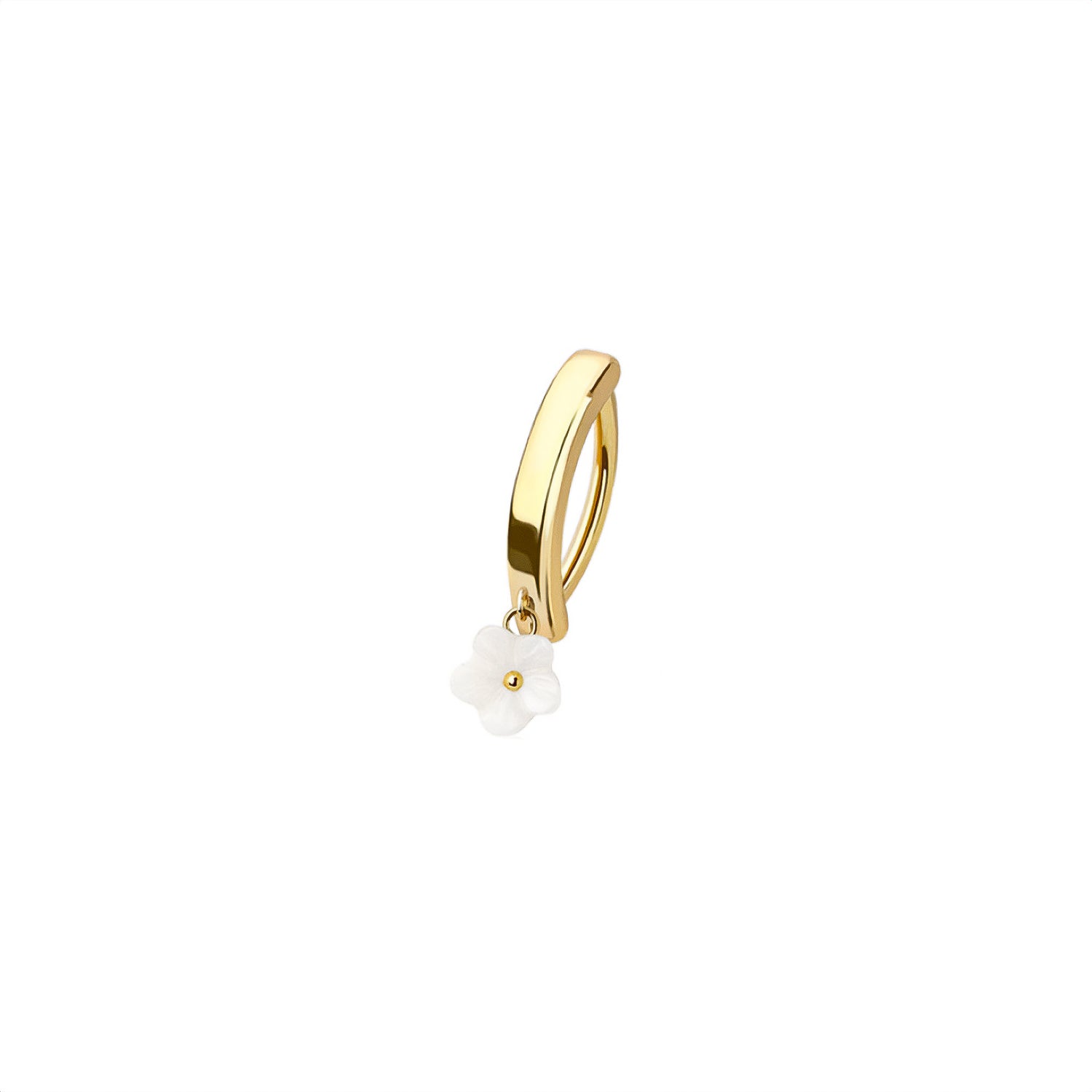 Flower Belly Button Clicker Ring