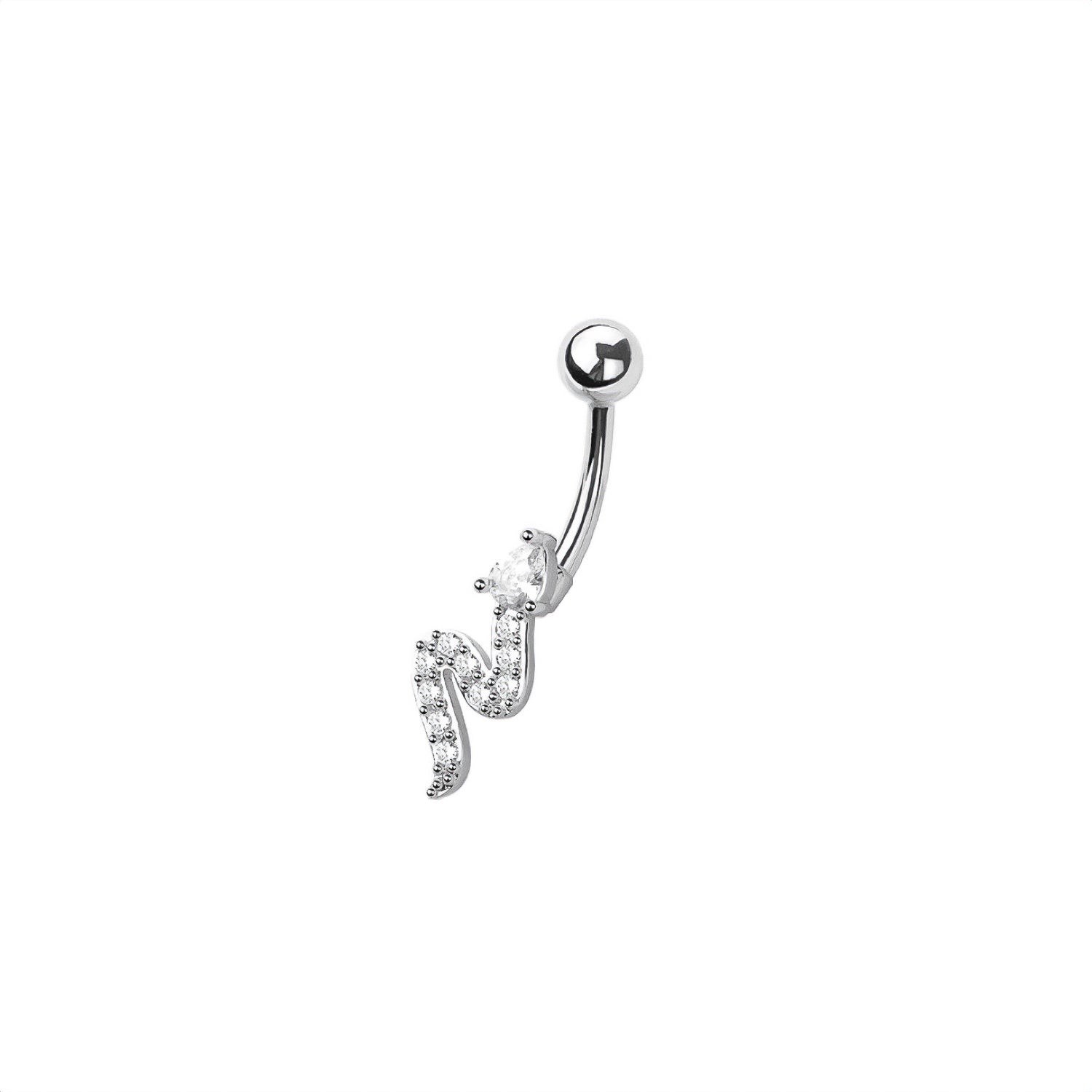 Snake Belly Button Ring