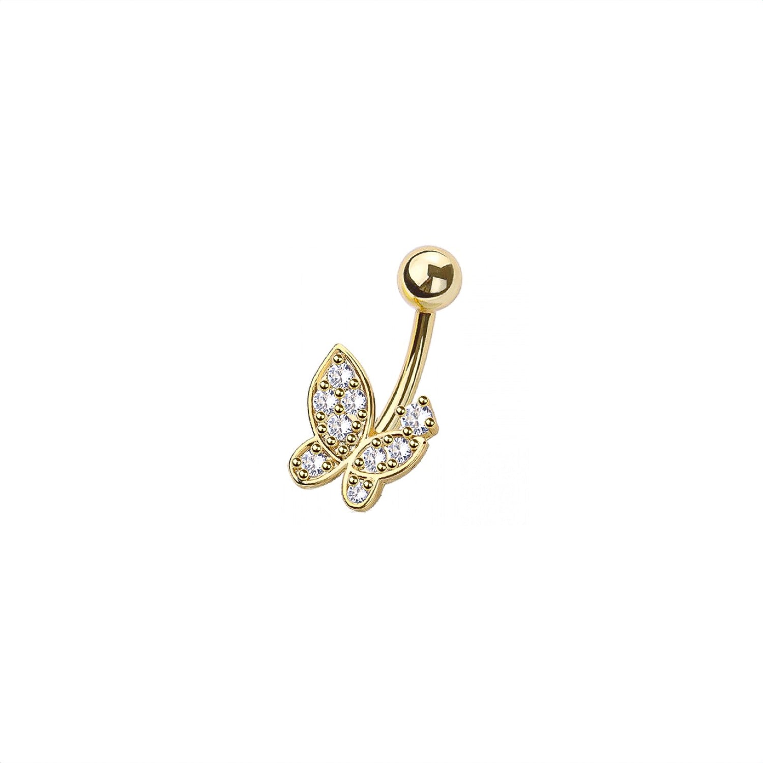 Butterfly Belly Button Ring