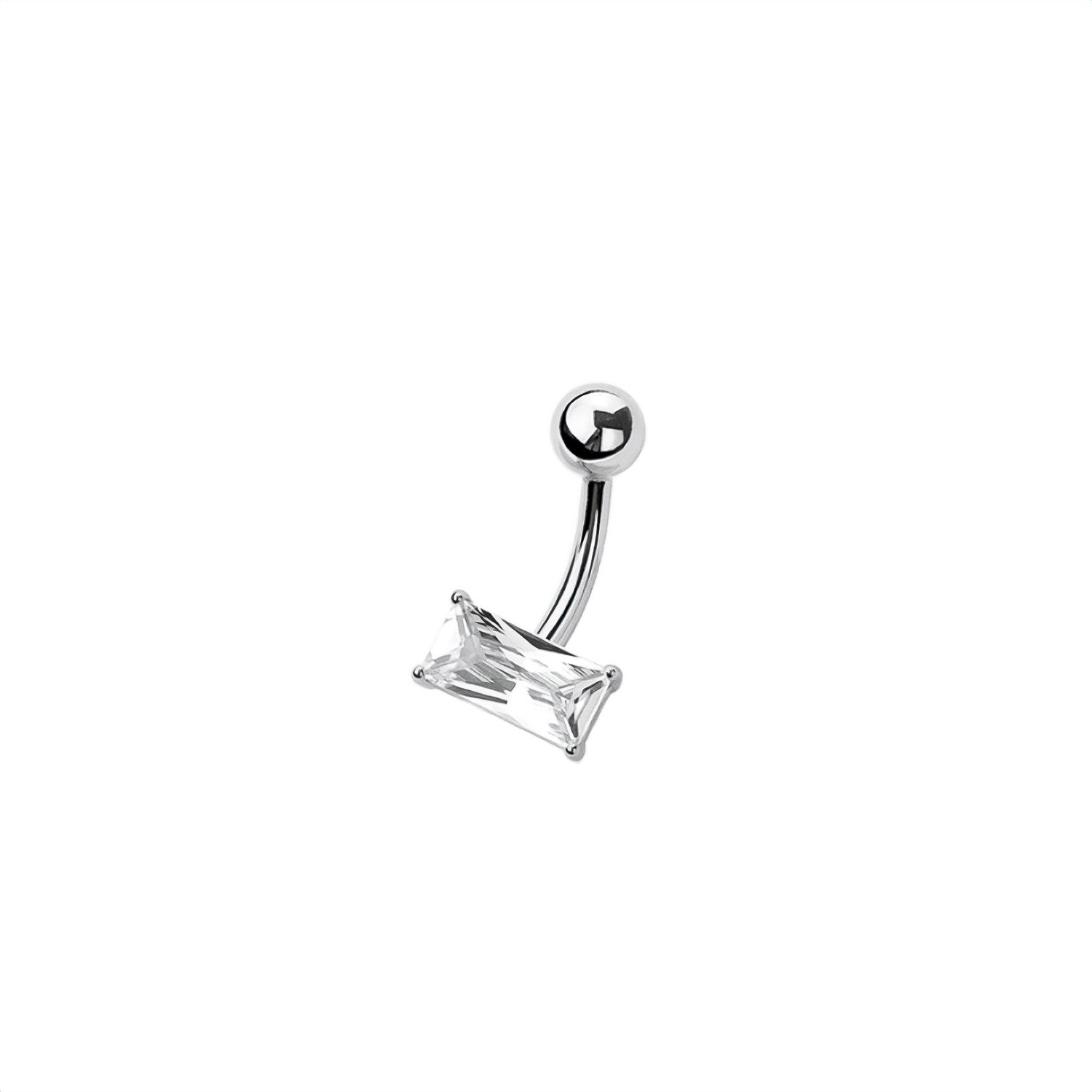 Baguette Belly Button Ring