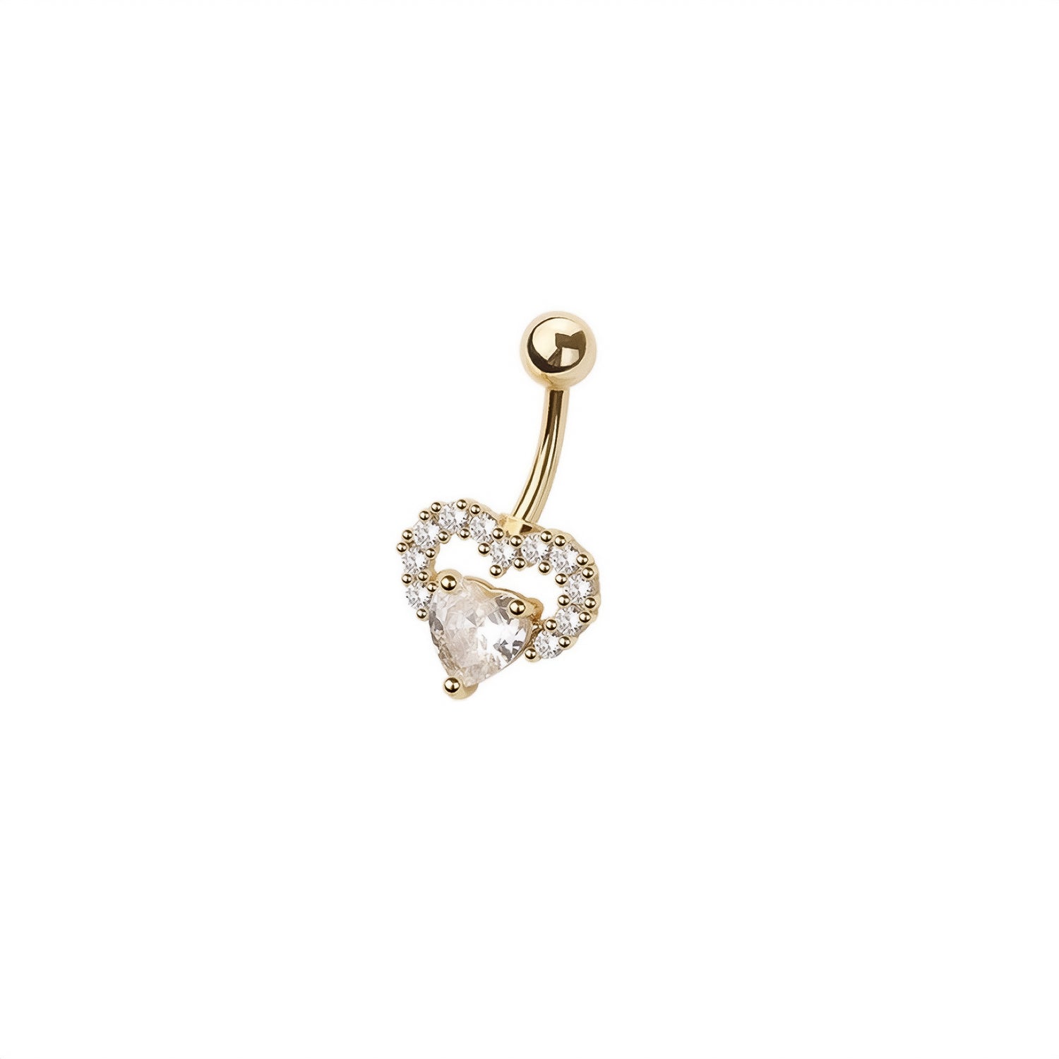 Heart Belly Button Ring
