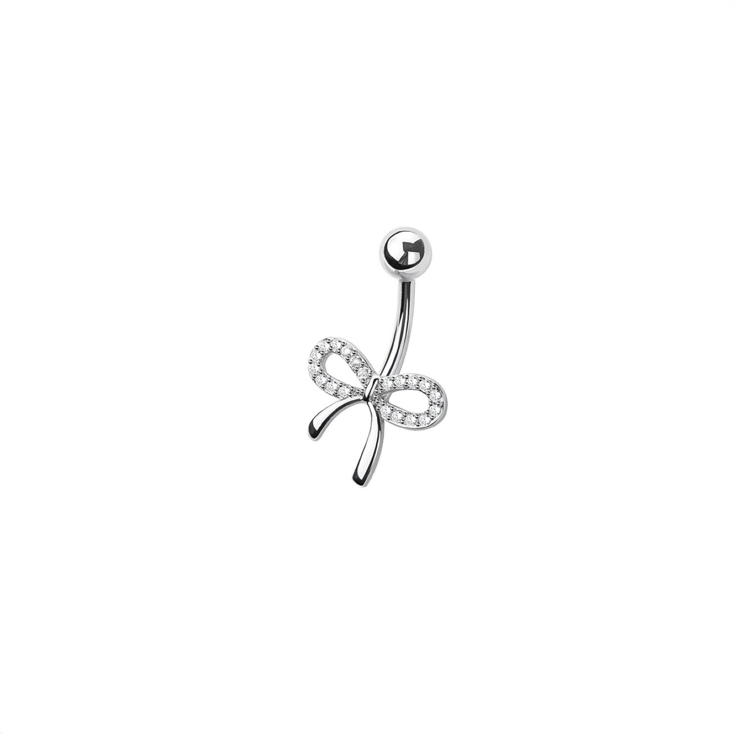 Ribbon Belly Button Ring