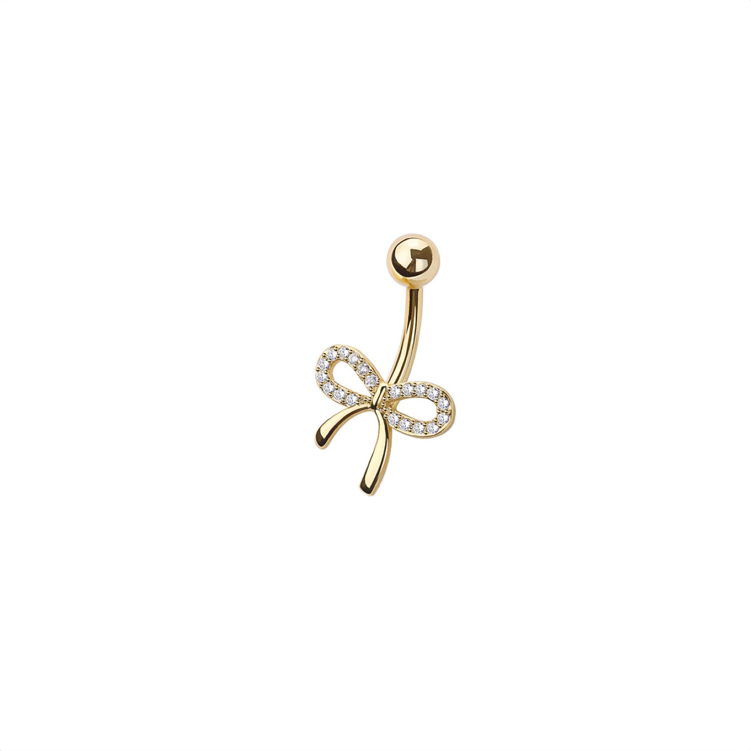 Ribbon Belly Button Ring
