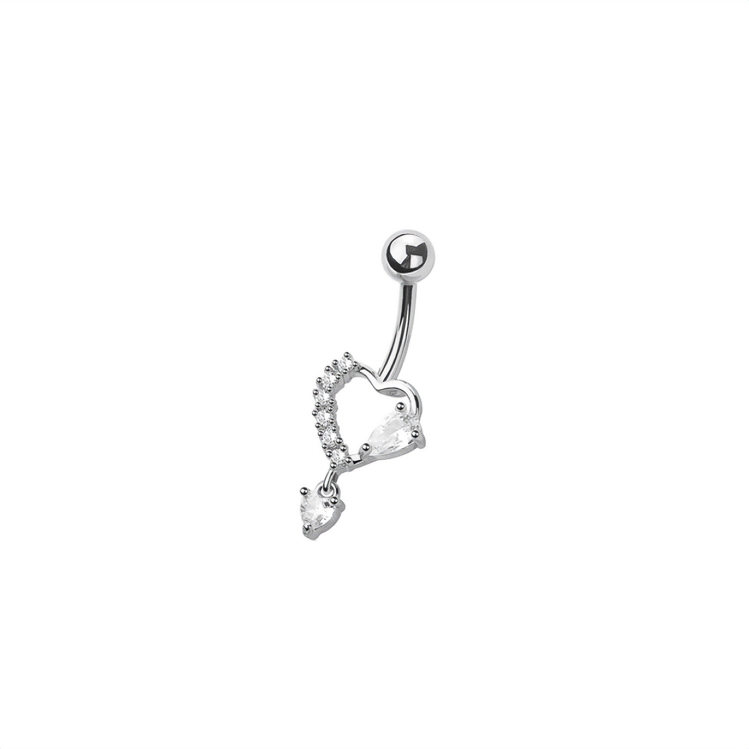 Heart Belly Button Ring