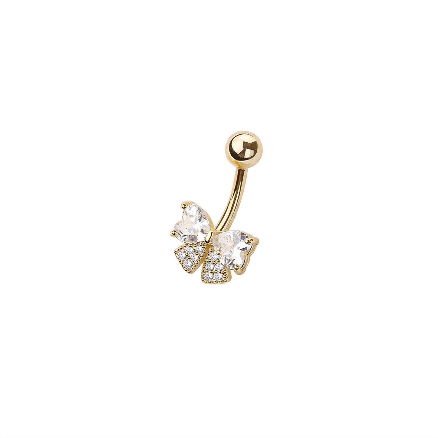 Ribbon Belly Button Ring