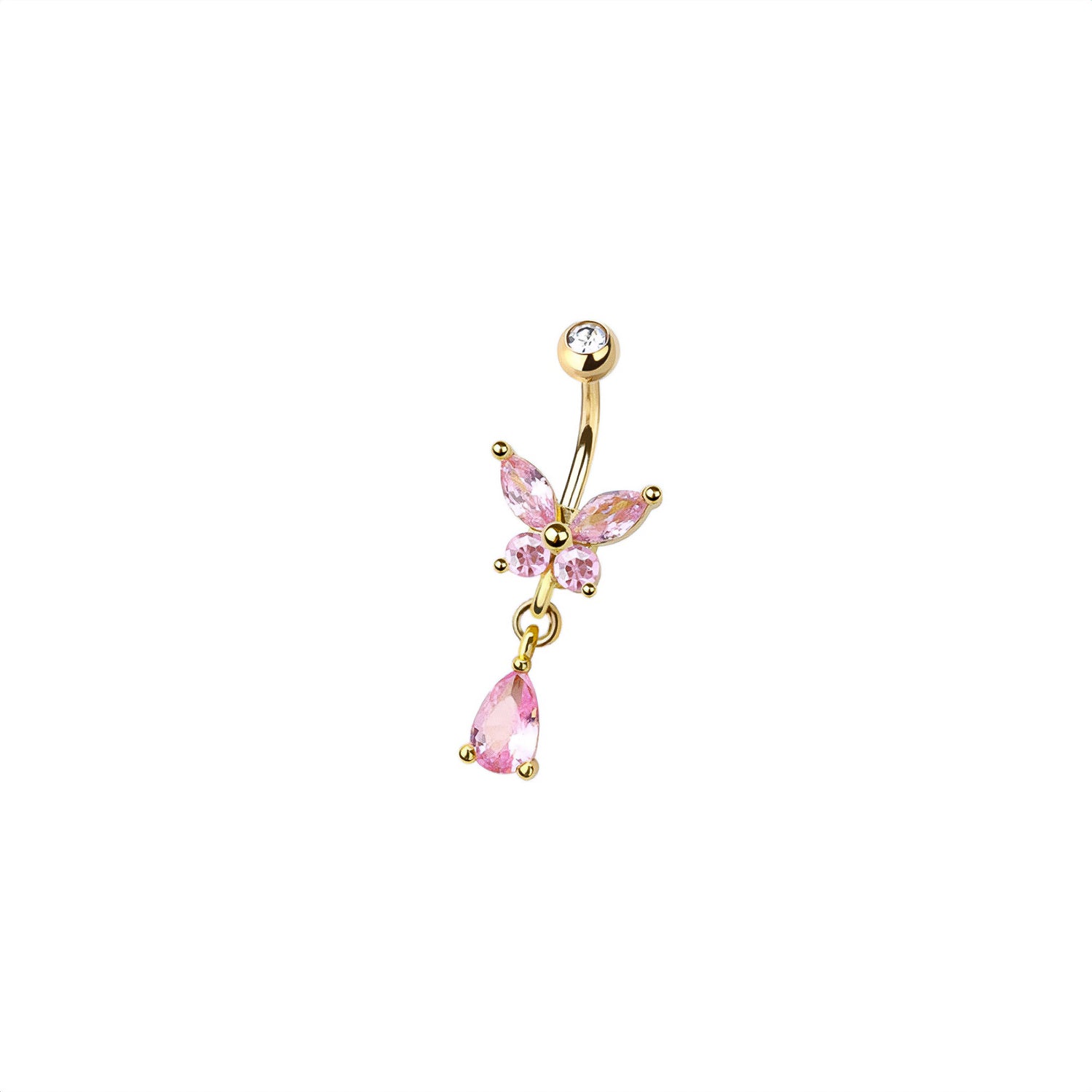 Butterfly Belly Button Ring