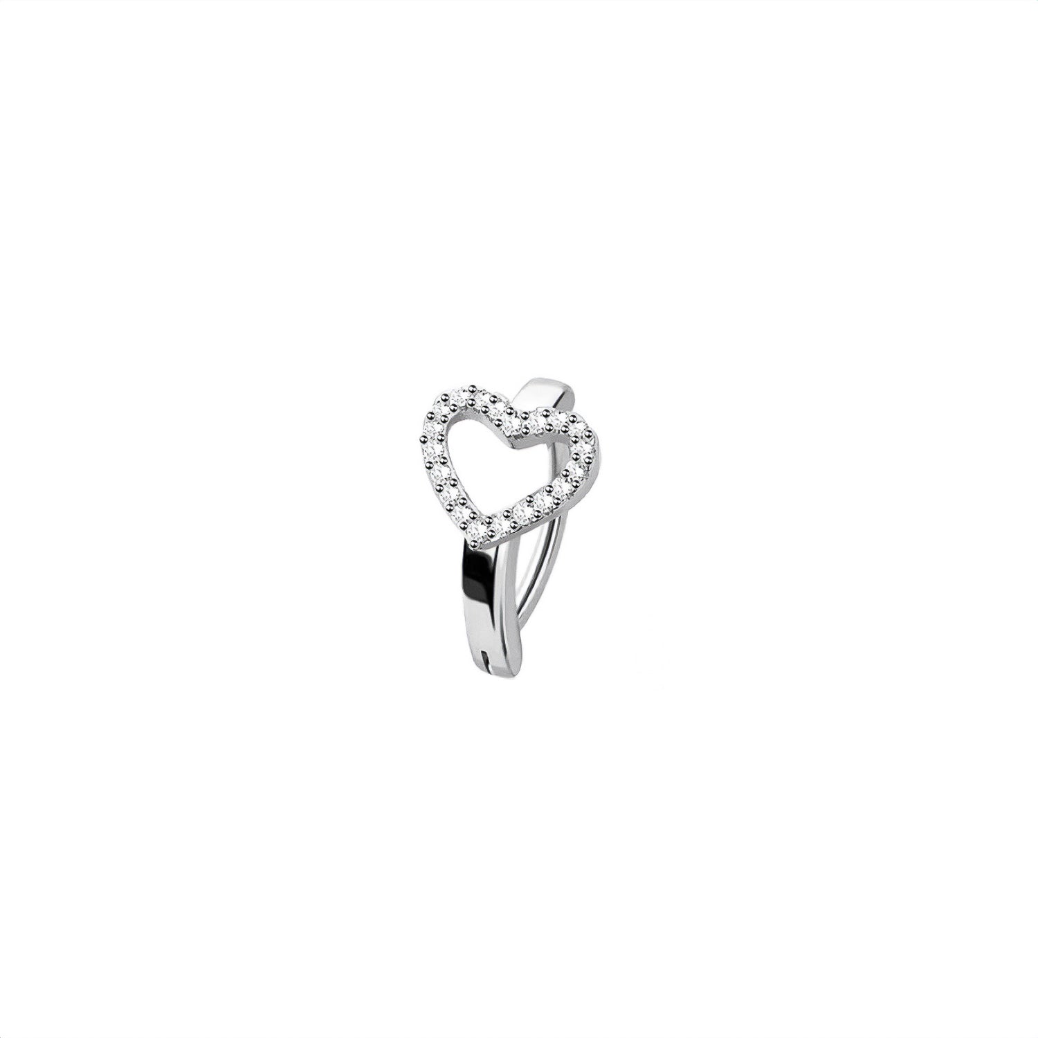 Heart Belly Button Clicker Ring
