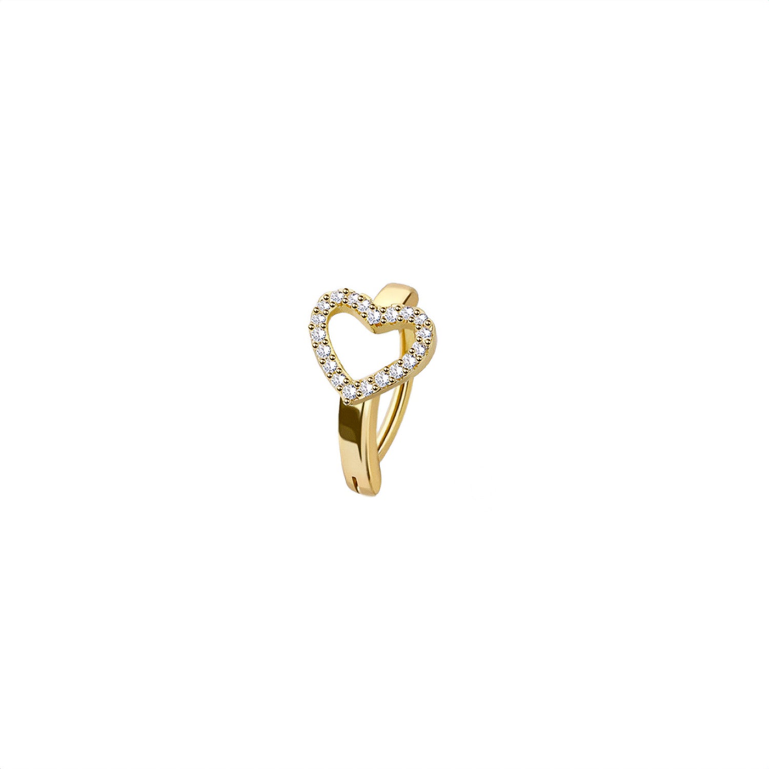 Heart Belly Button Clicker Ring