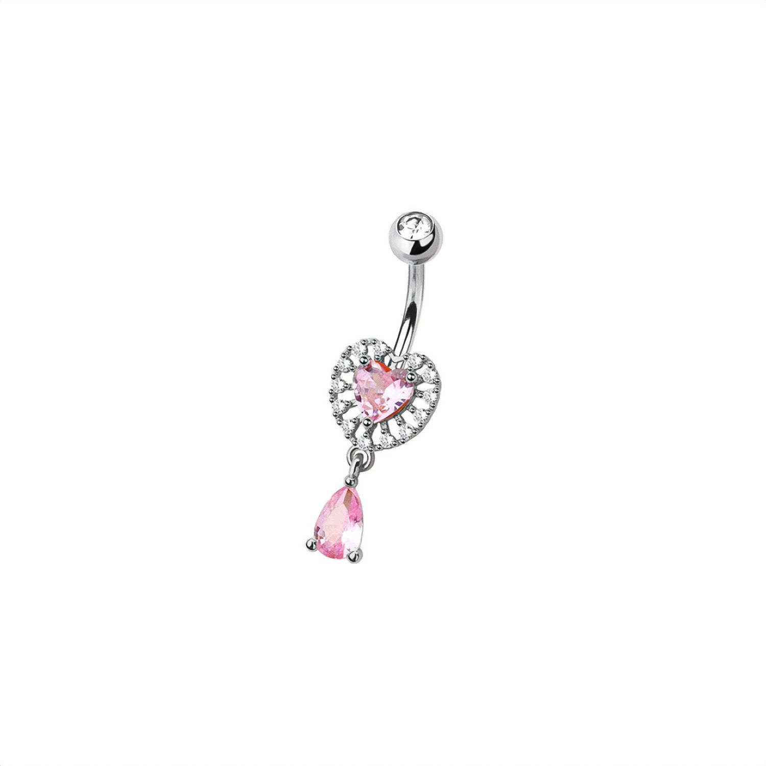 Heart Belly Button Ring