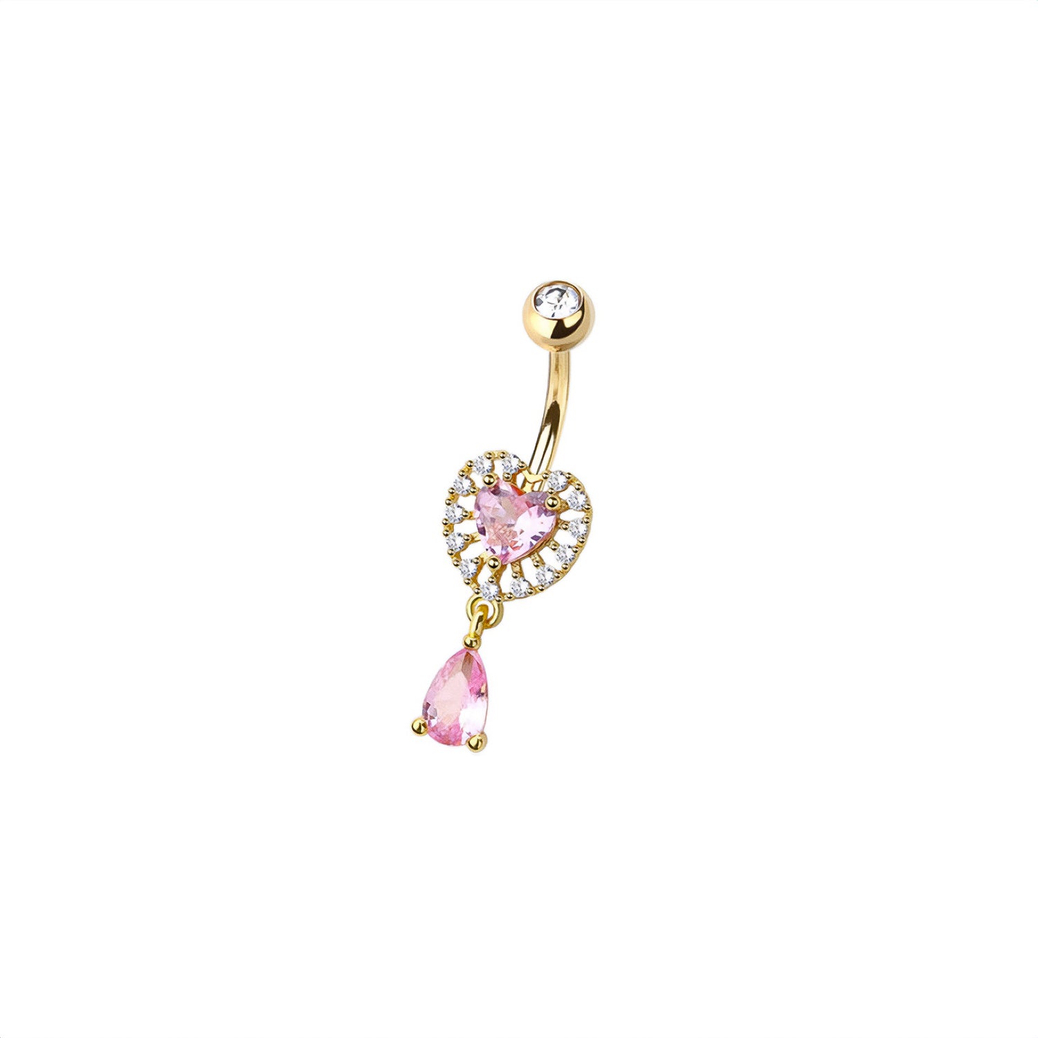 Heart Belly Button Ring