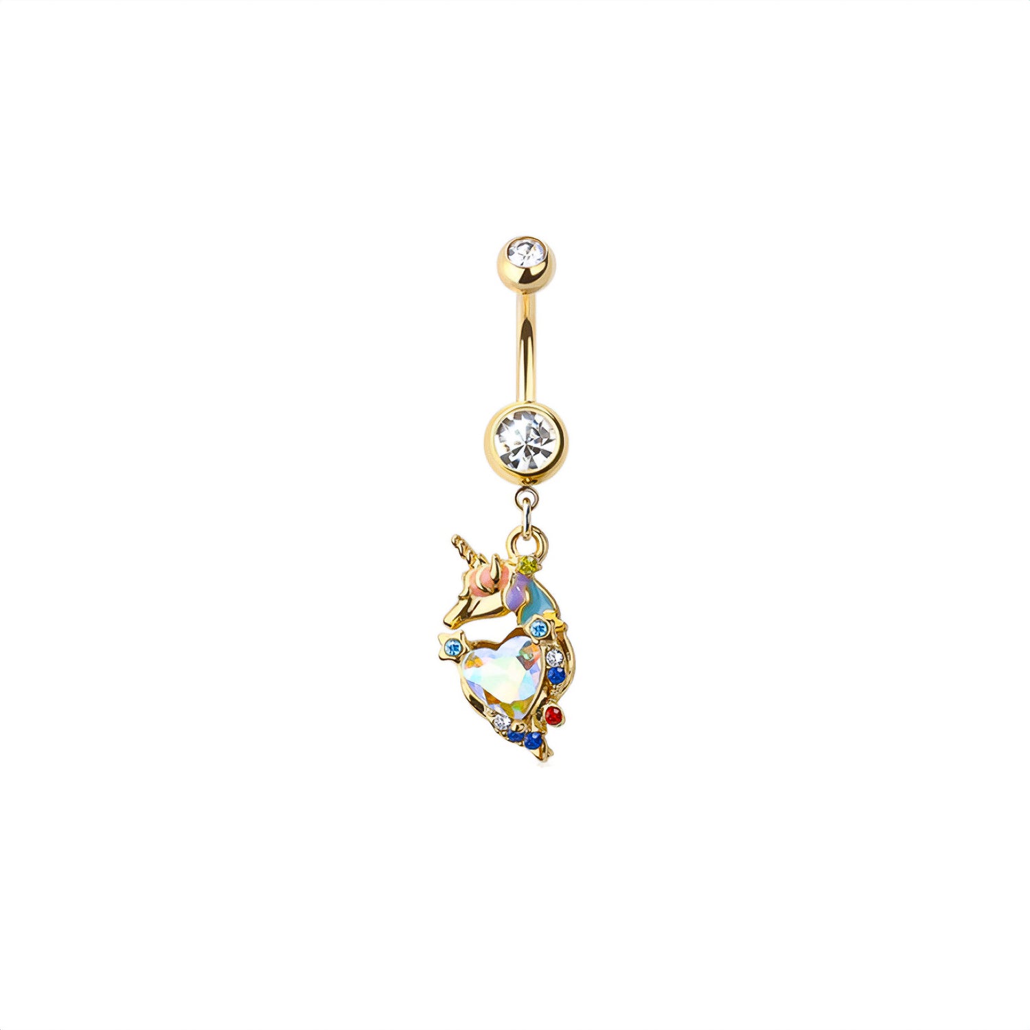 Unicorn Belly Button Ring