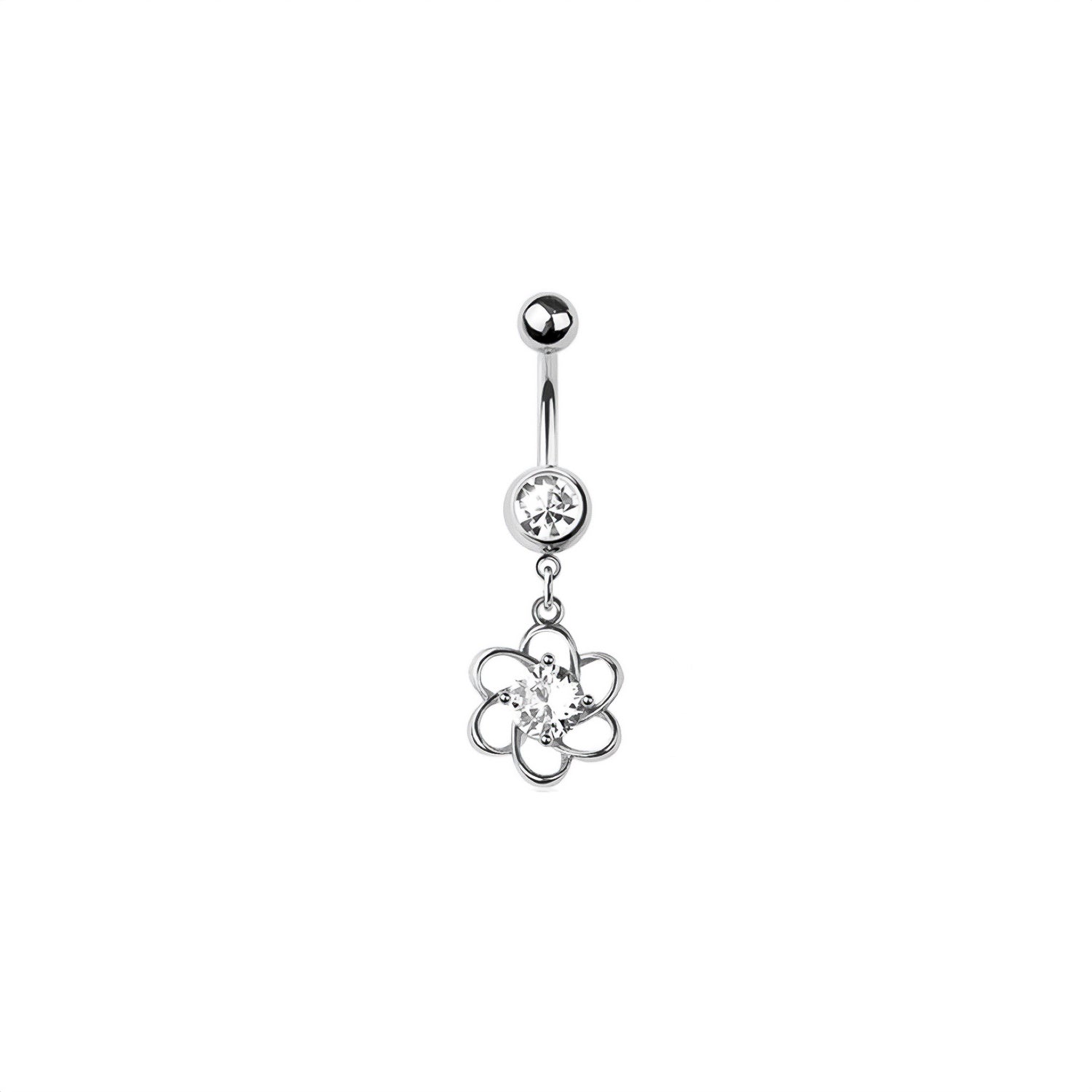 Flower Belly Button Ring