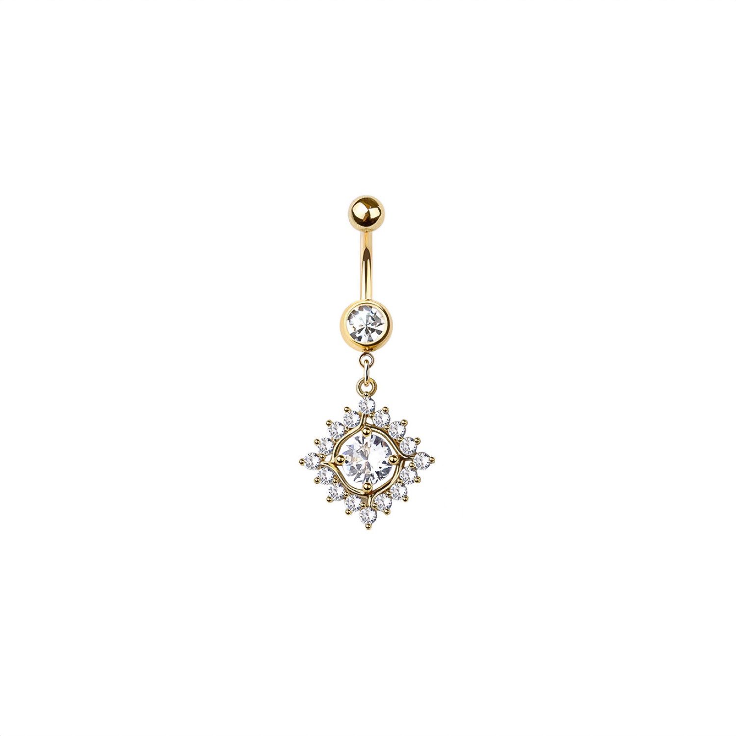 Sun Button Ring