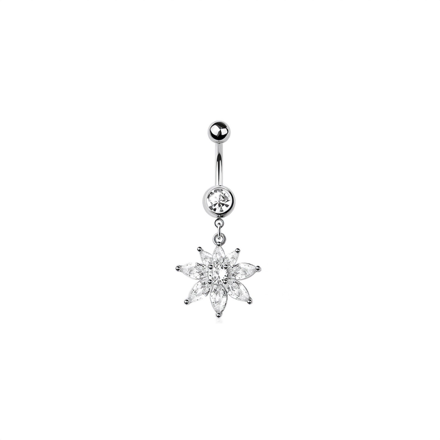 Sunburst Belly Button Ring