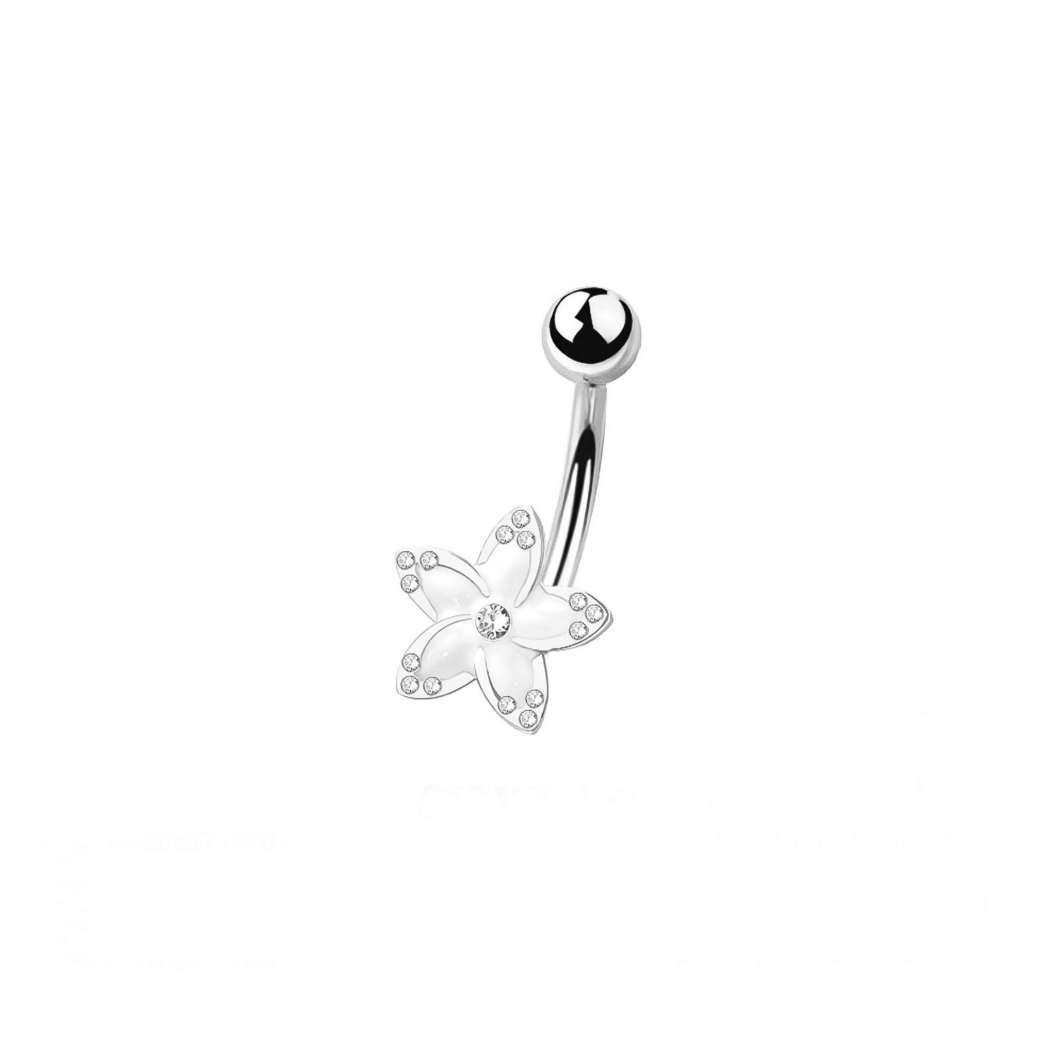 Flower Belly Button Ring