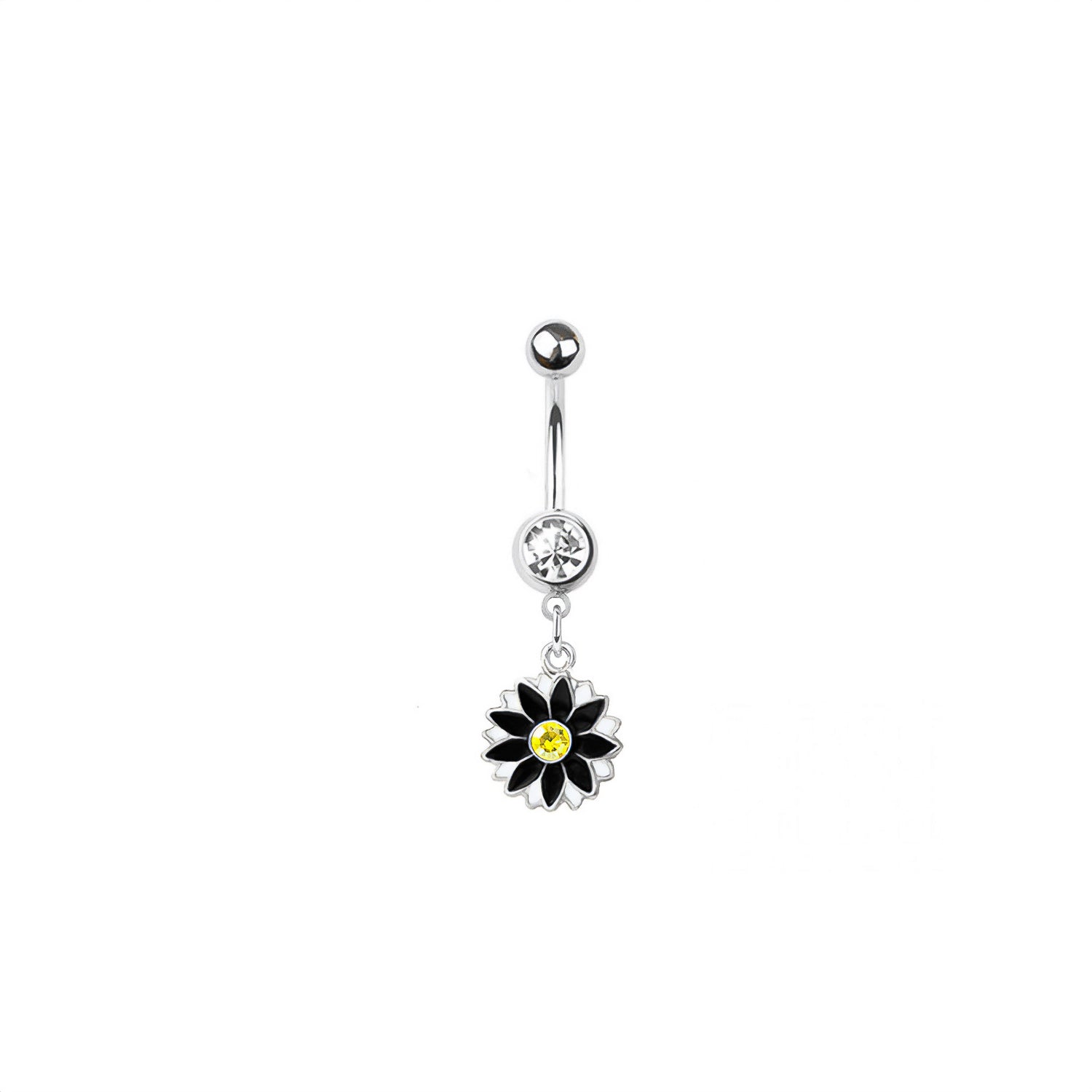 Sunflower Belly Button Ring
