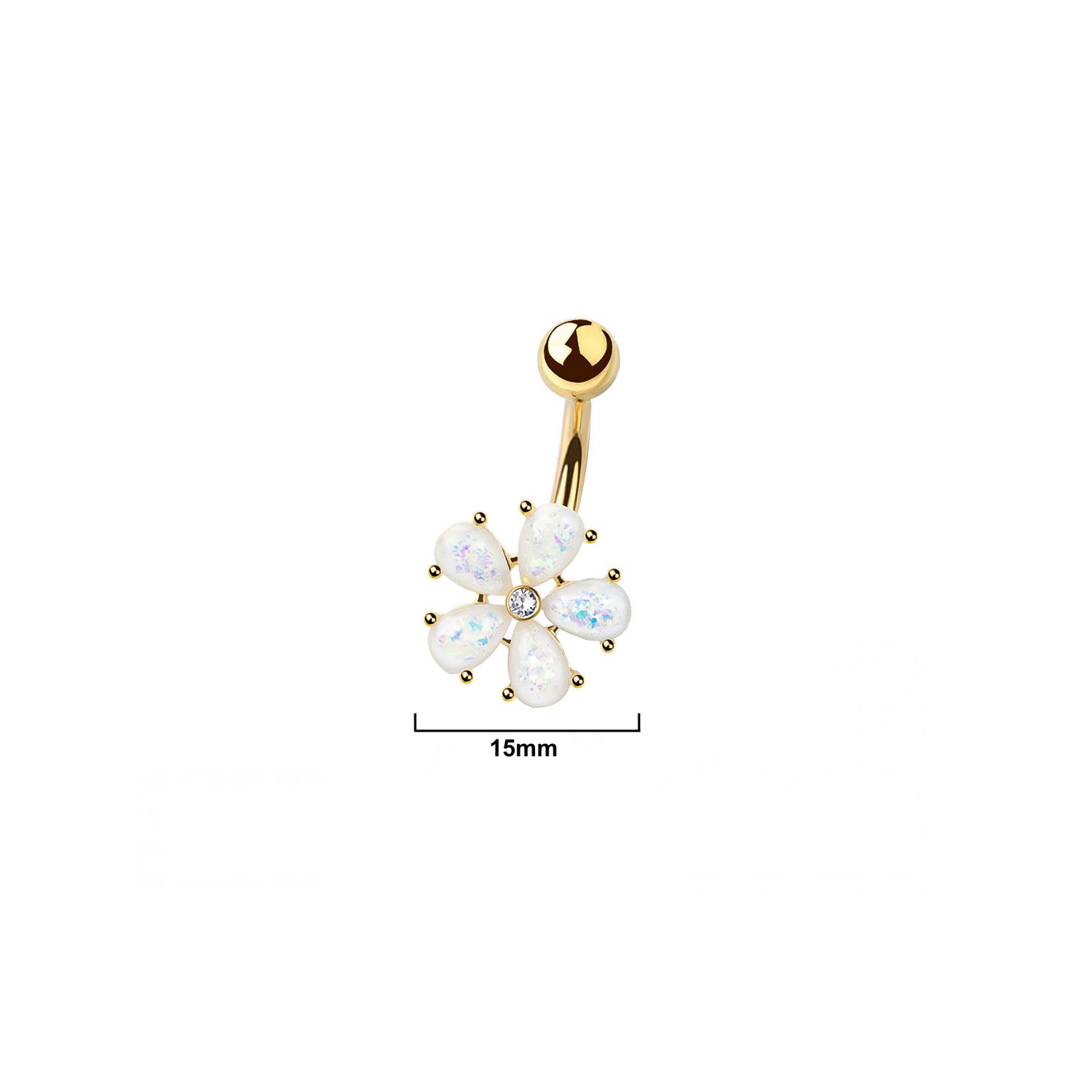 Rose Belly Ring