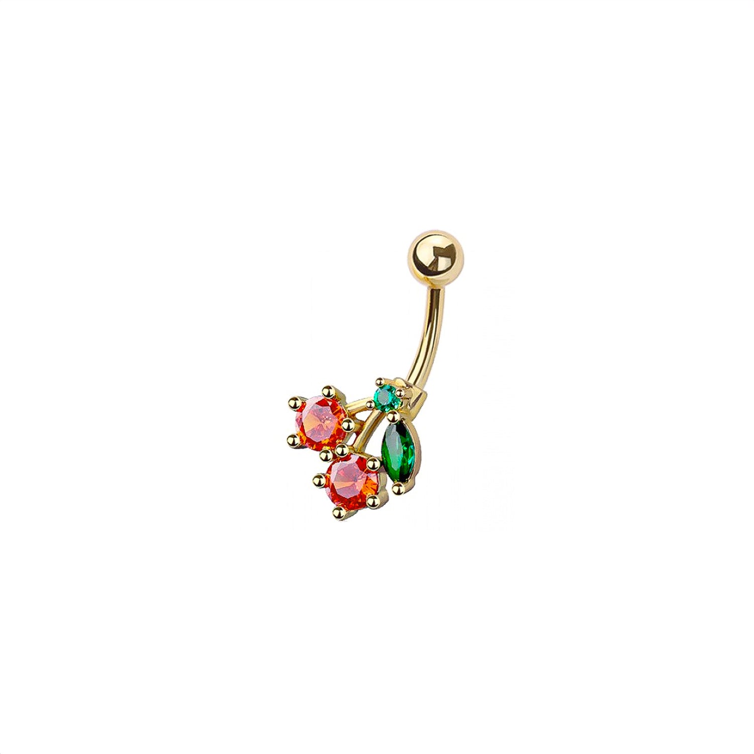 Cherry Belly Button Ring