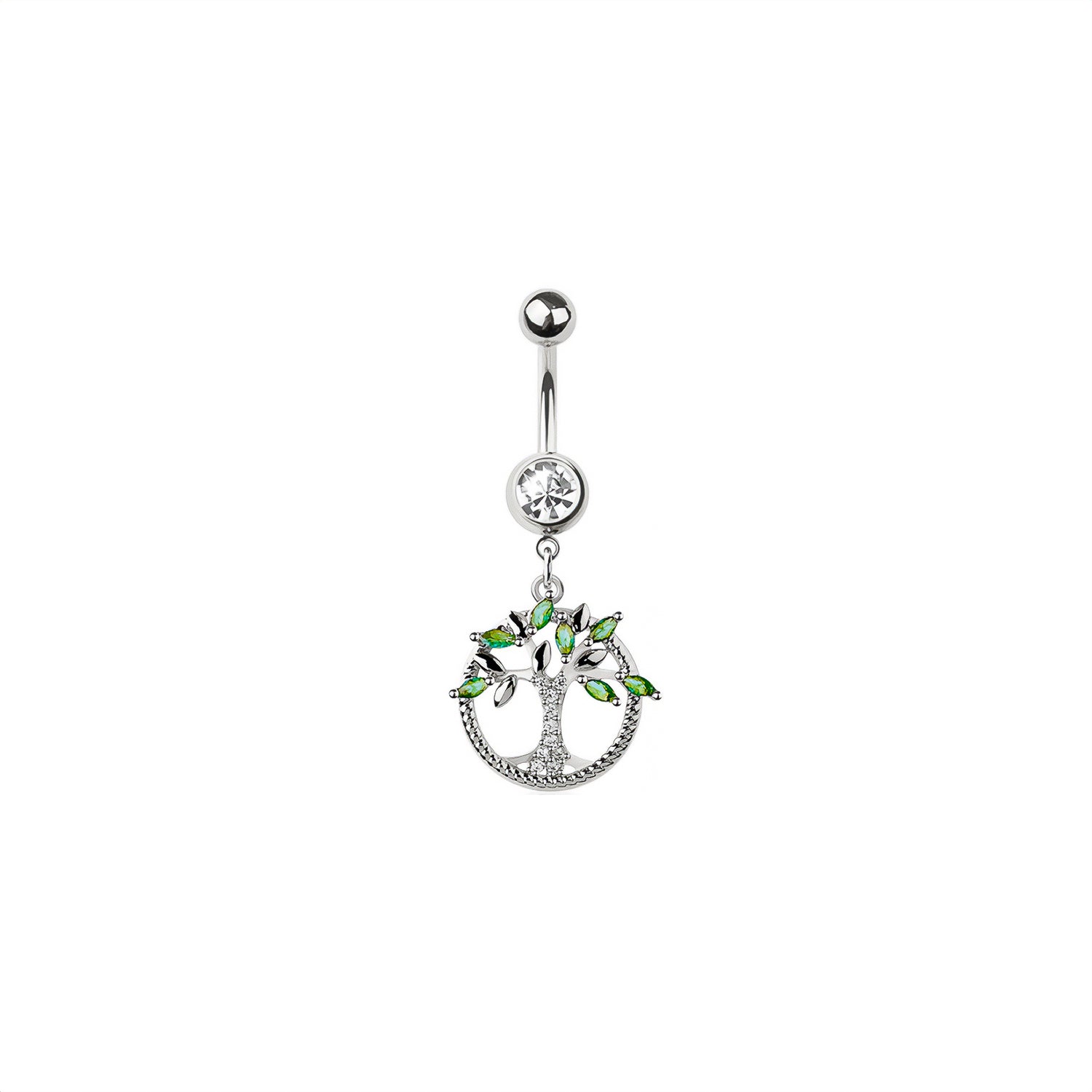 Tree of Life Belly Button Ring