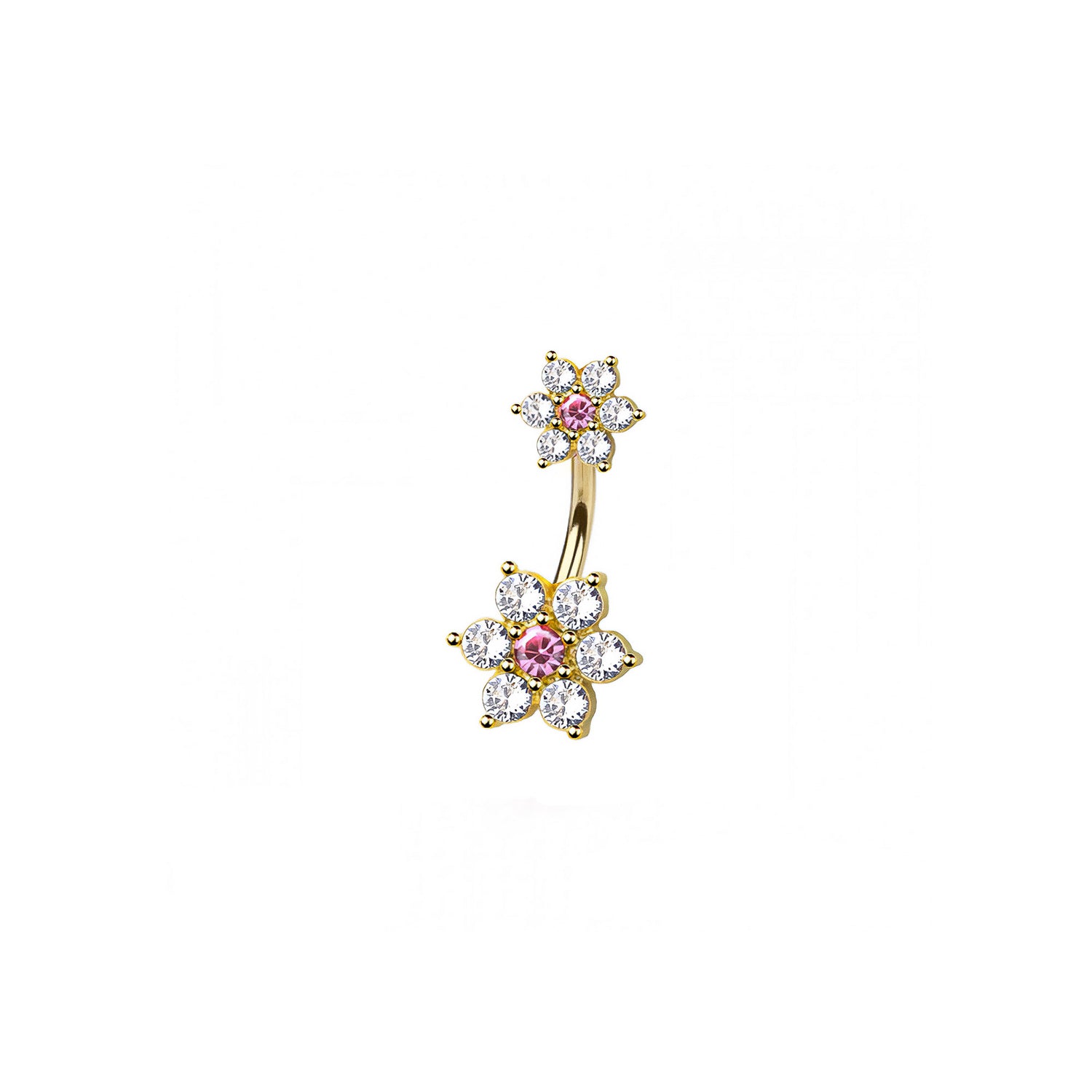 Flower Belly Button Ring