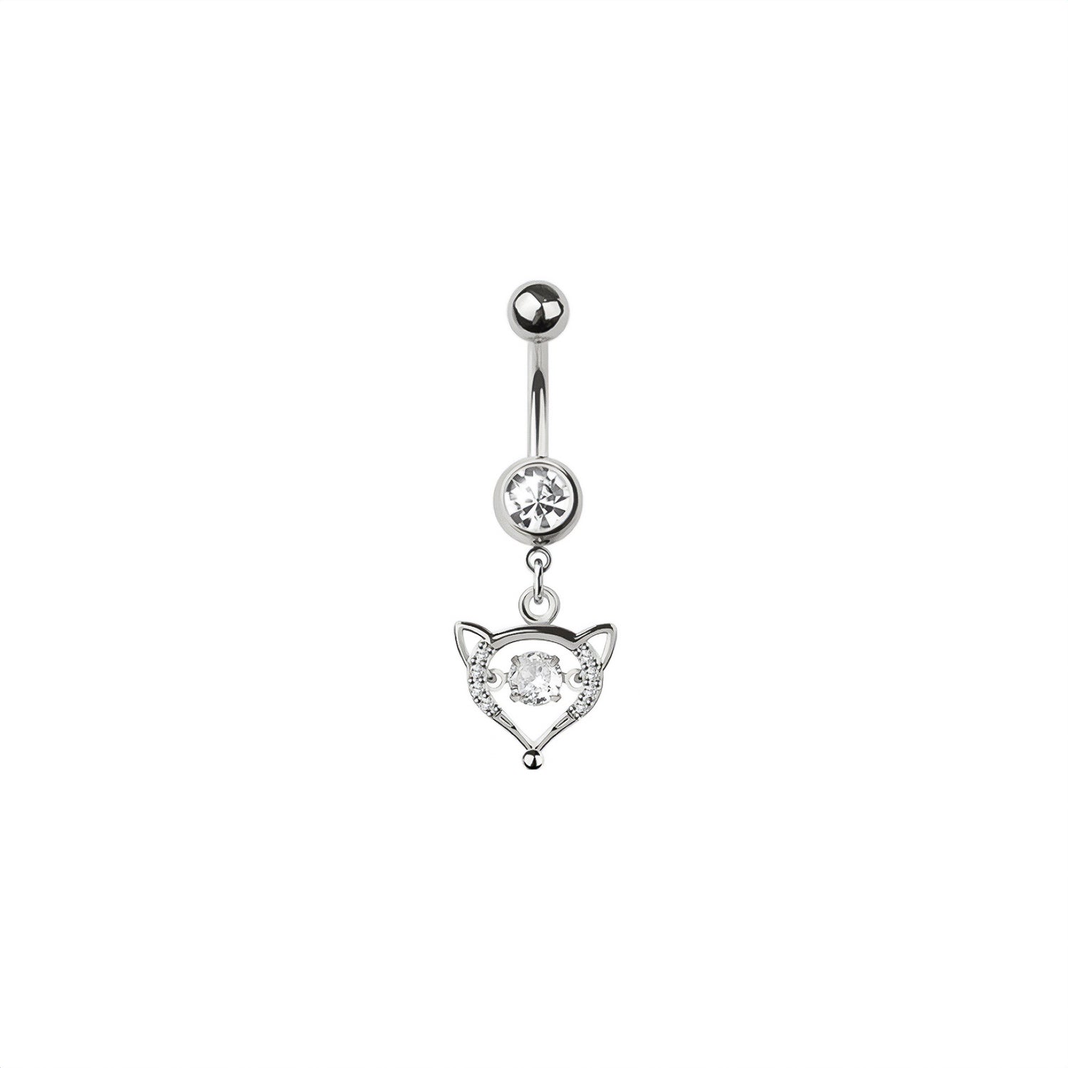 Fox Belly Button Ring