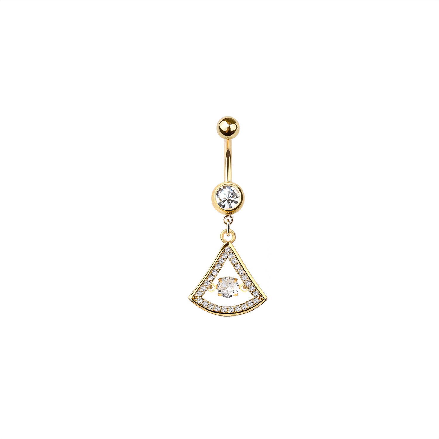 Teardrop Belly Button Ring