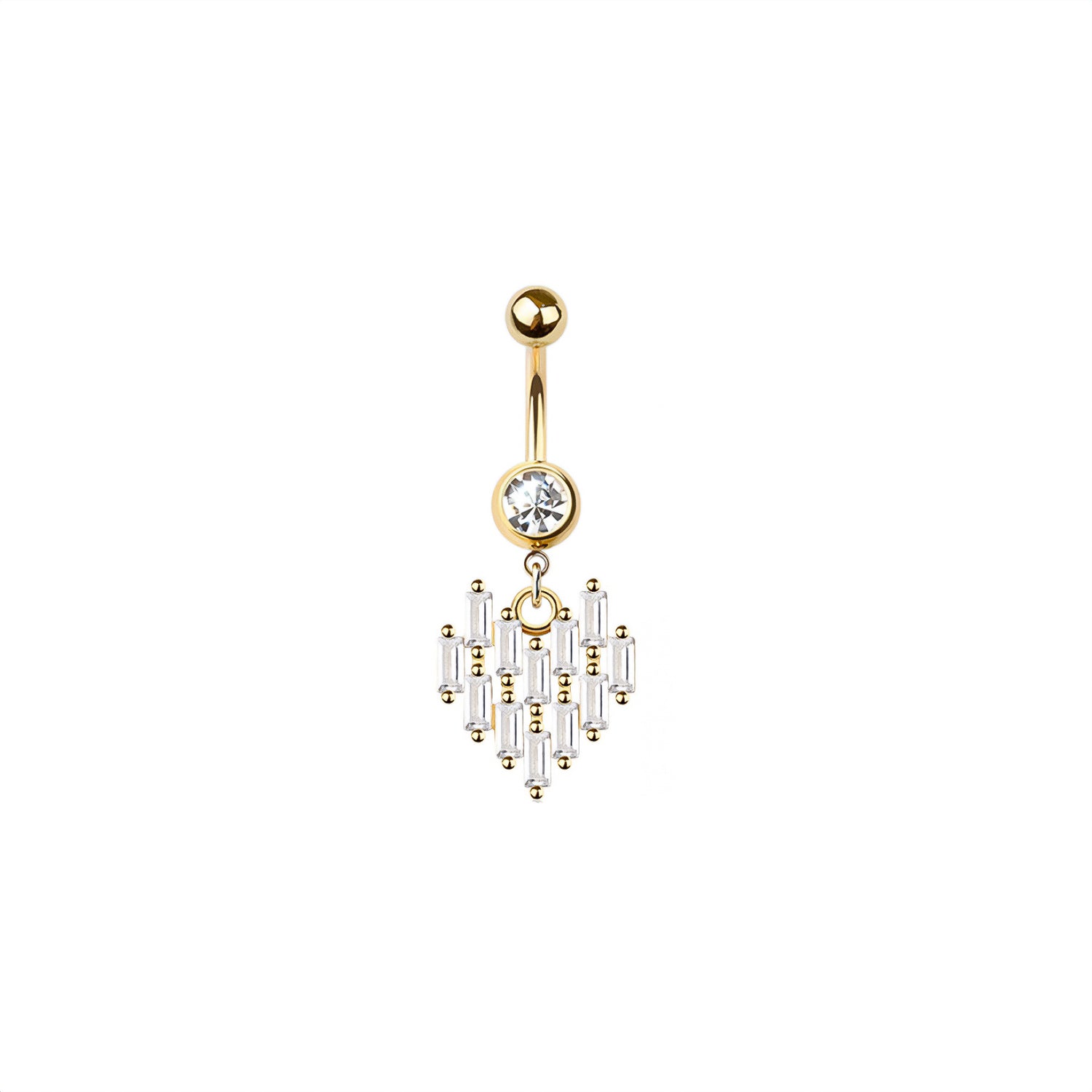 Heart Belly Button Ring