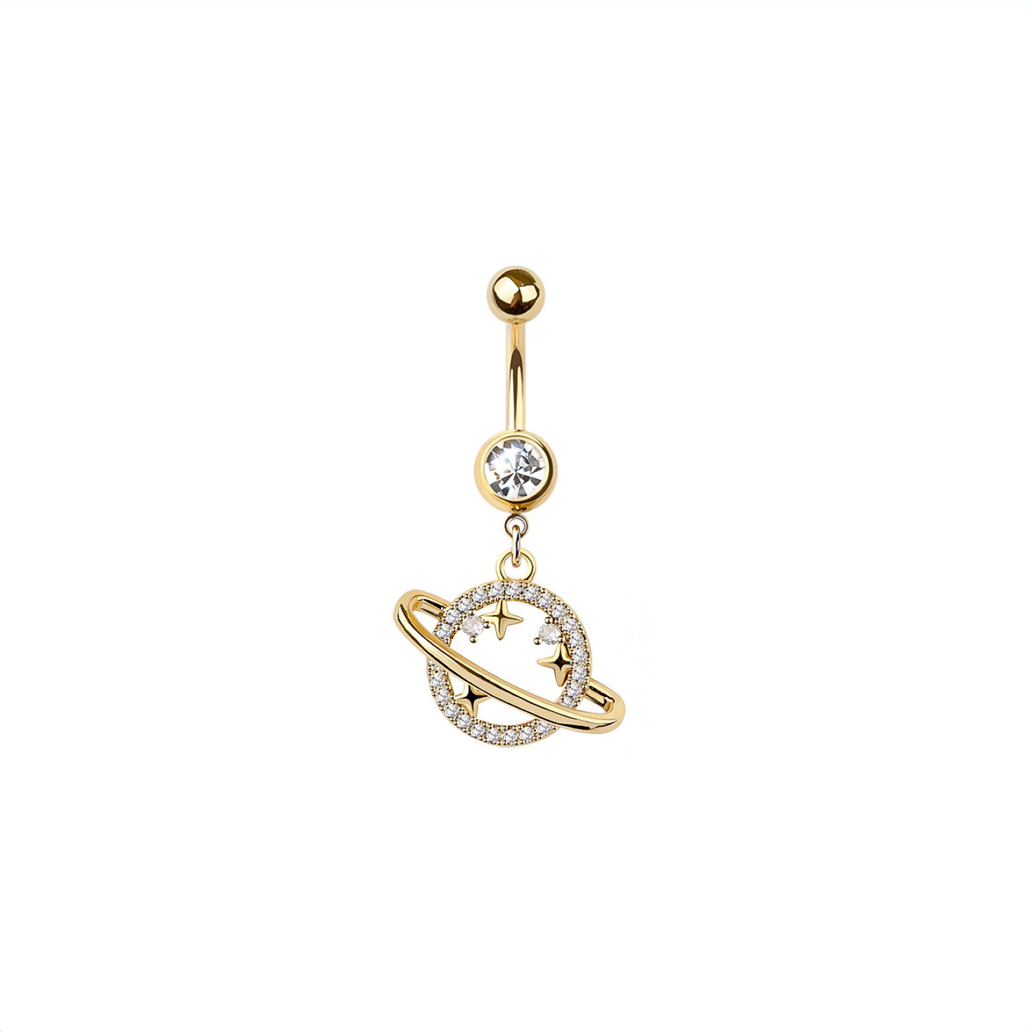 Stars & Planet Belly Button Ring