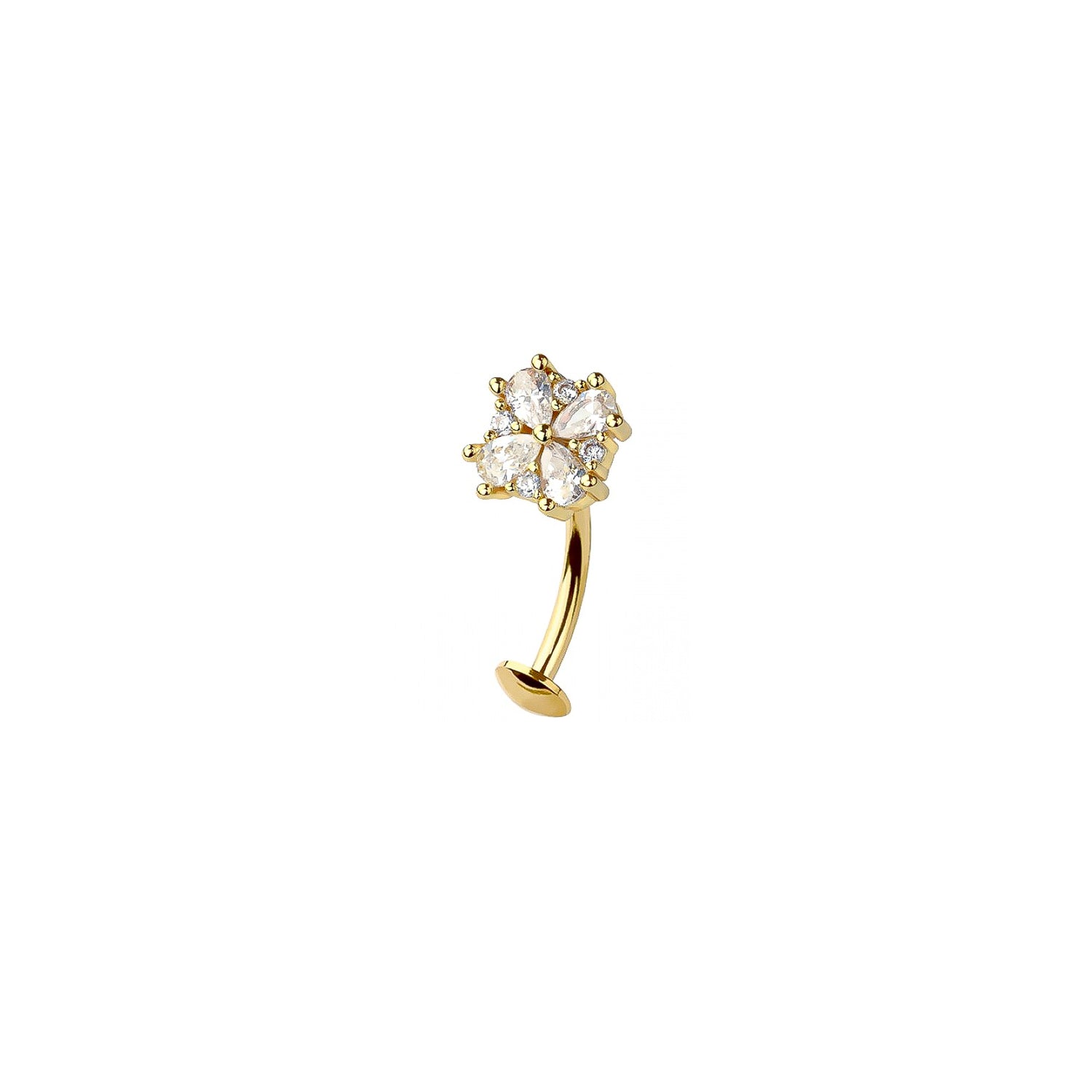 Flower Belly Button Ring
