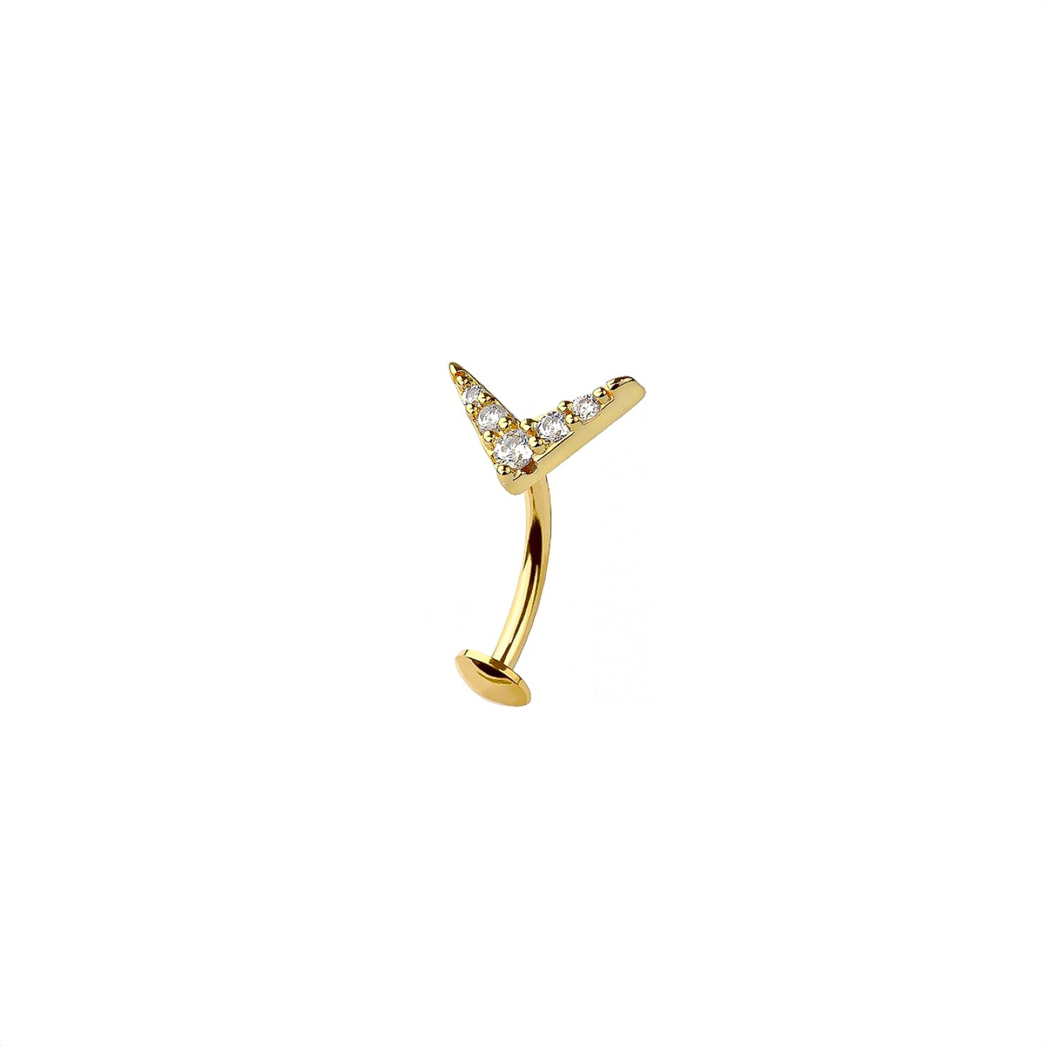 Triangle Belly Button Ring