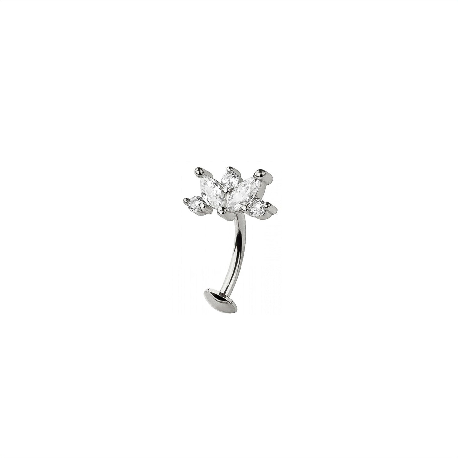 Marquise Belly Button Ring