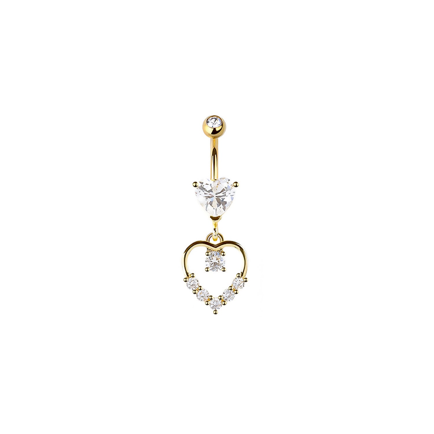 Heart Belly Button Ring