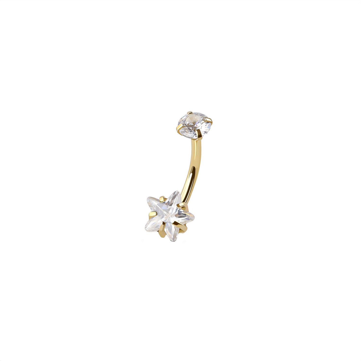 Star Belly Button Ring