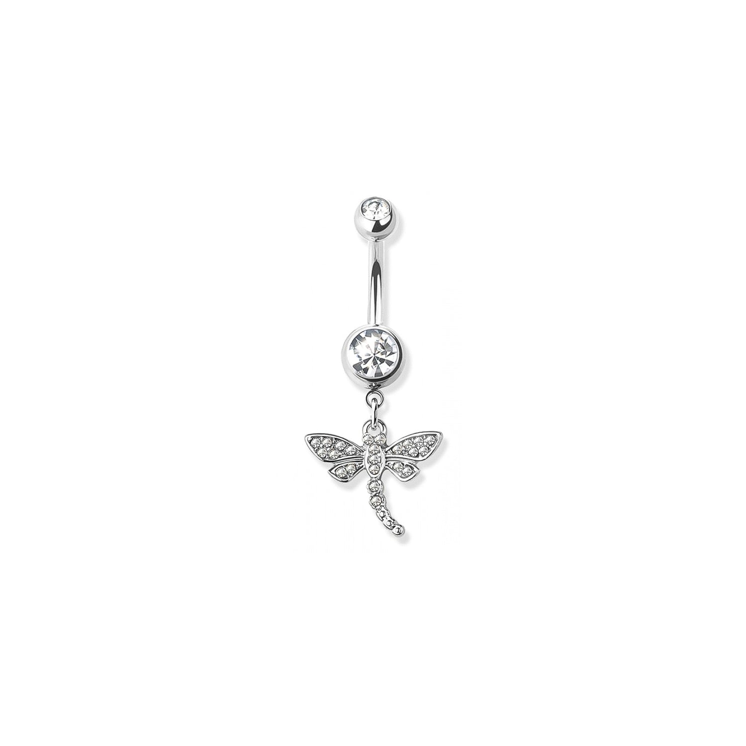 Dragonfly Dangle Belly Ring