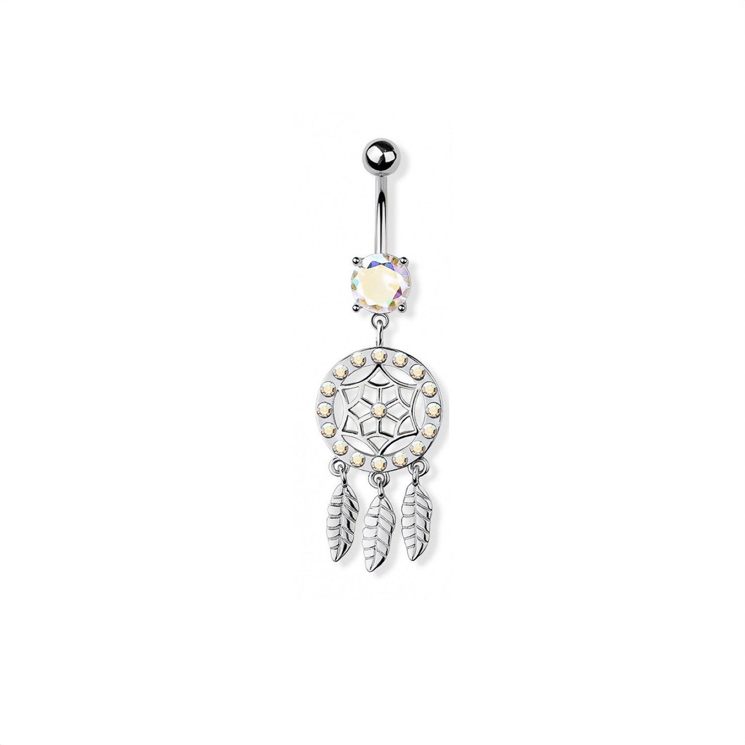 Dream Catcher Belly Button Ring