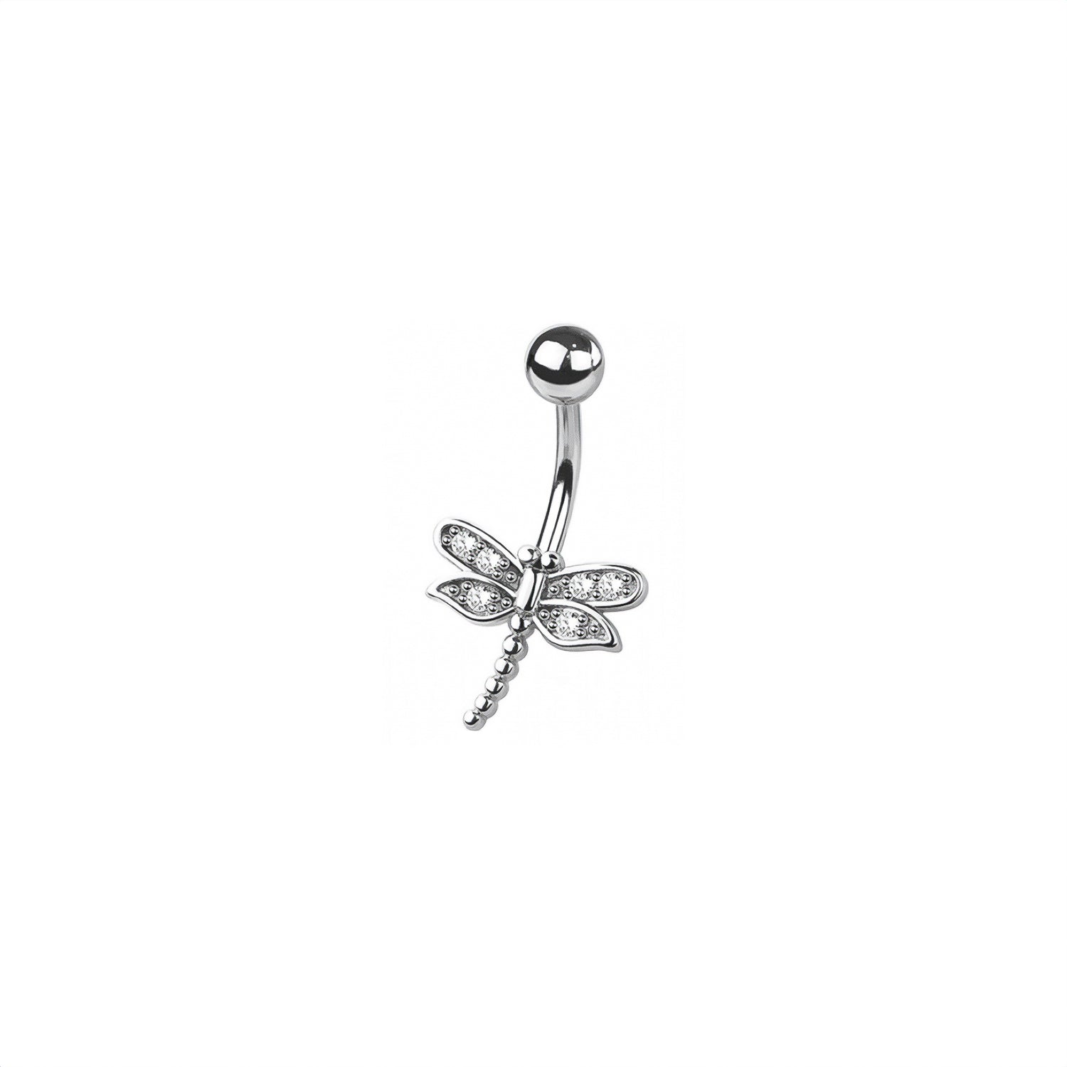 Dragonfly Belly Button Ring
